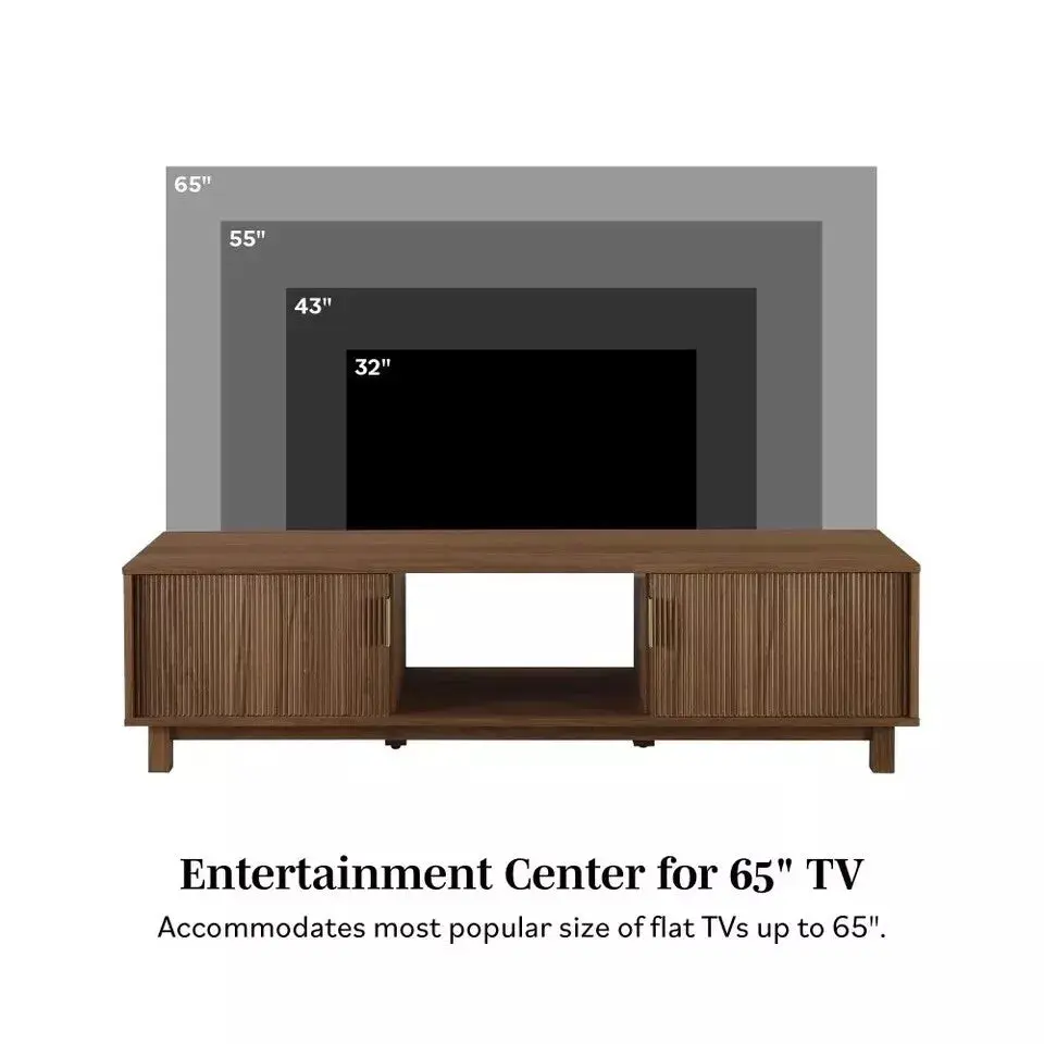 Cole Mid Century TV Media Cabinet Console - Image 4