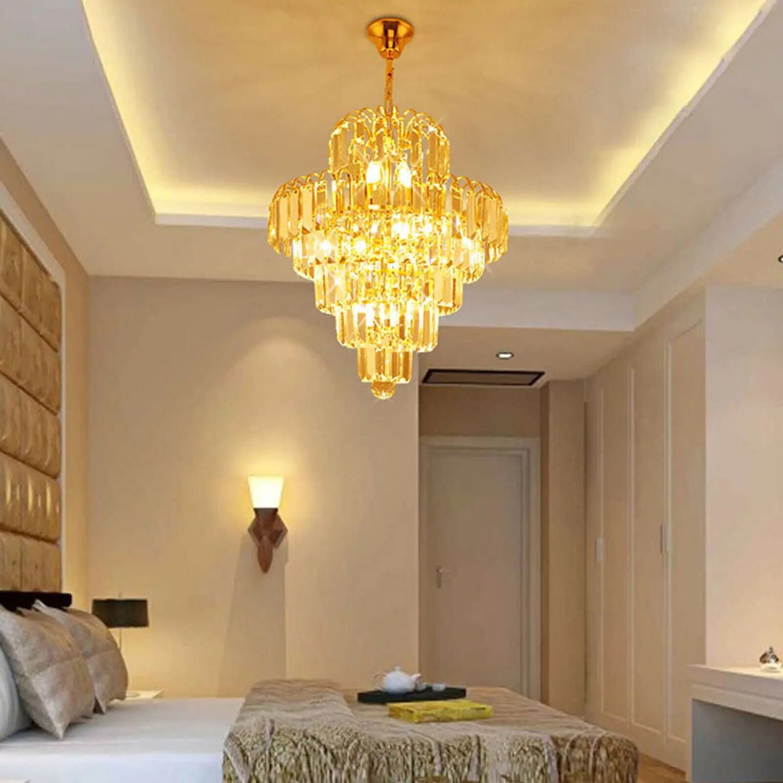 Cone Luxury Crystal Dining Room Chandelier - Image 2