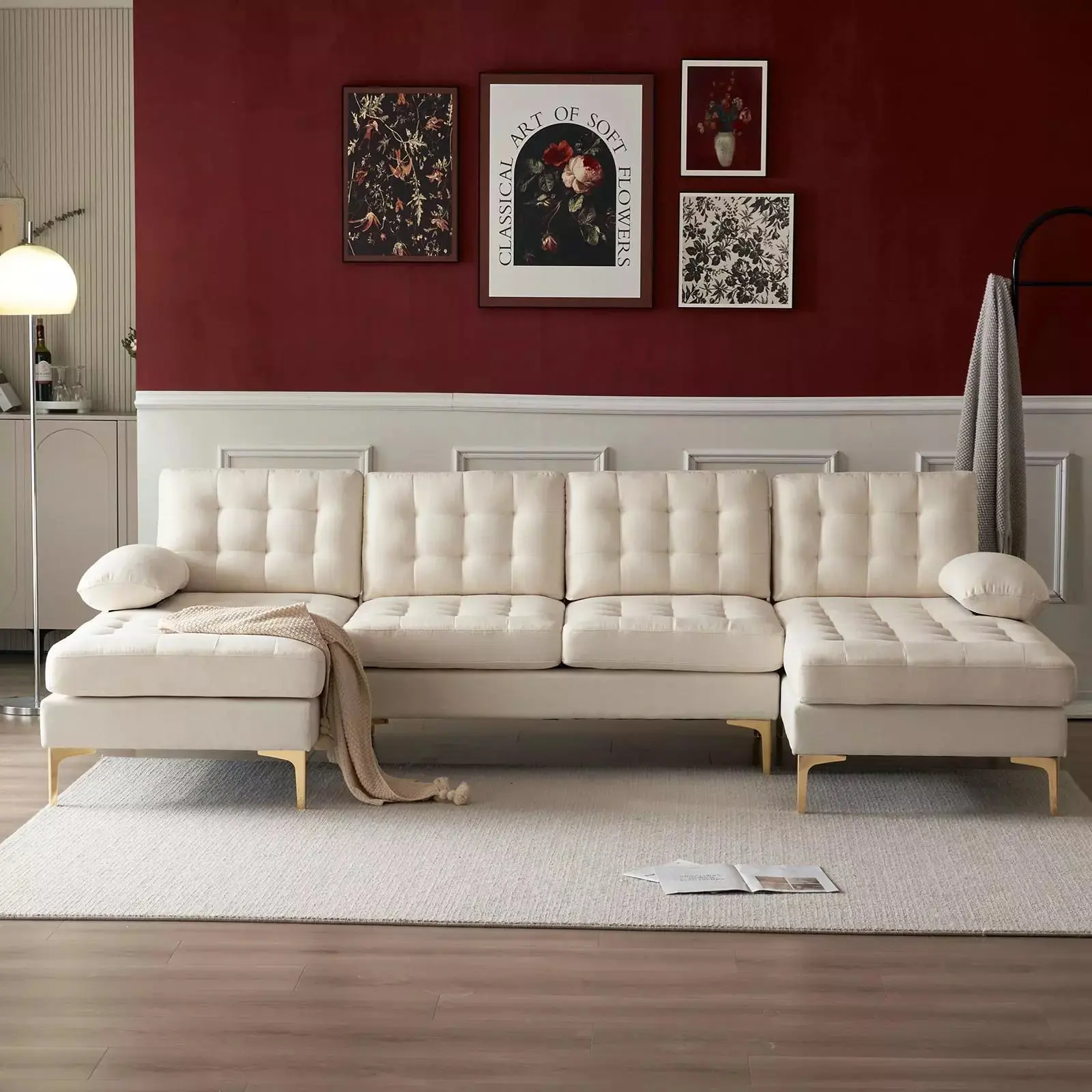 Contemporary U Shaped Sectional Couch - Image 2