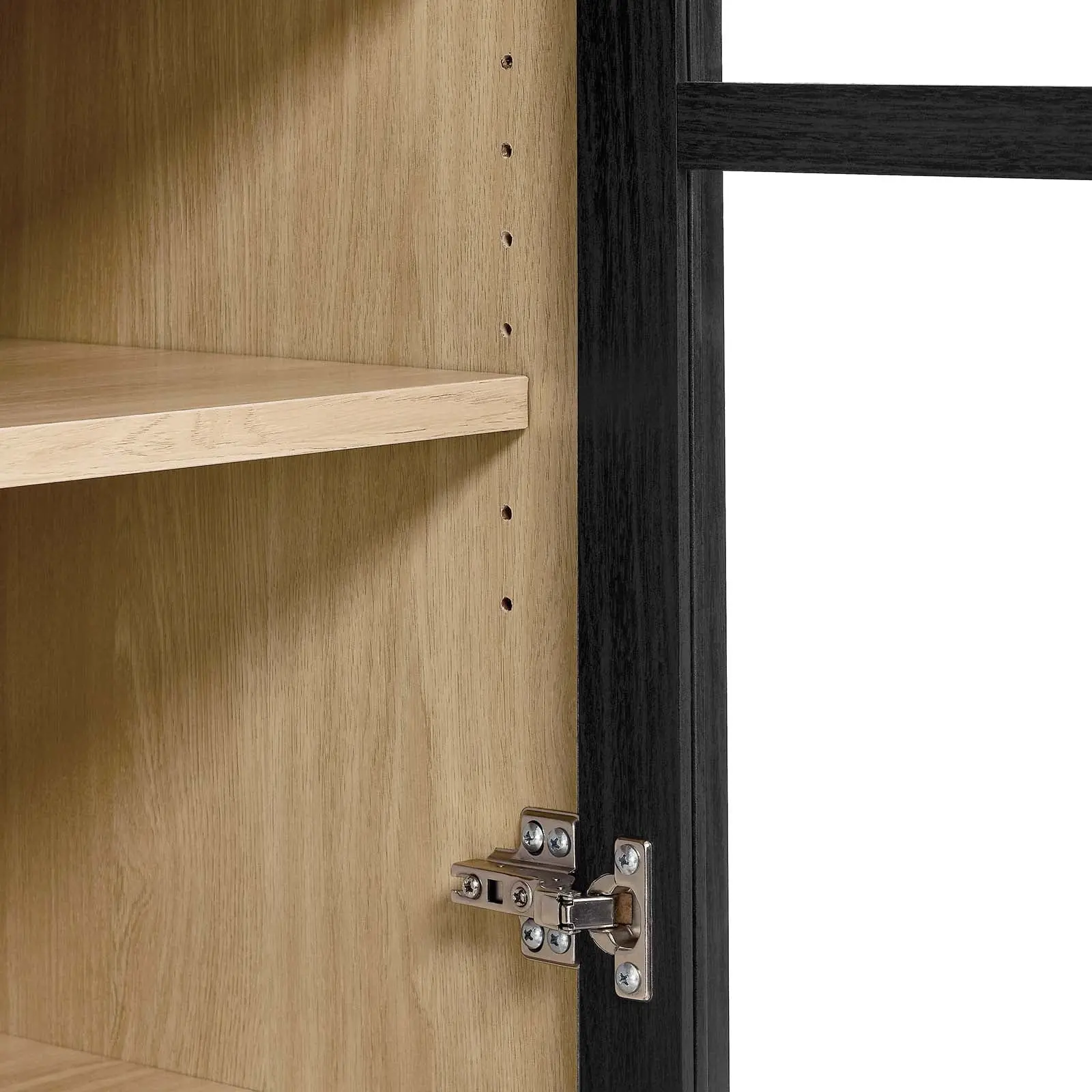Coral Black Arched Storage Display Cabinet - Image 7