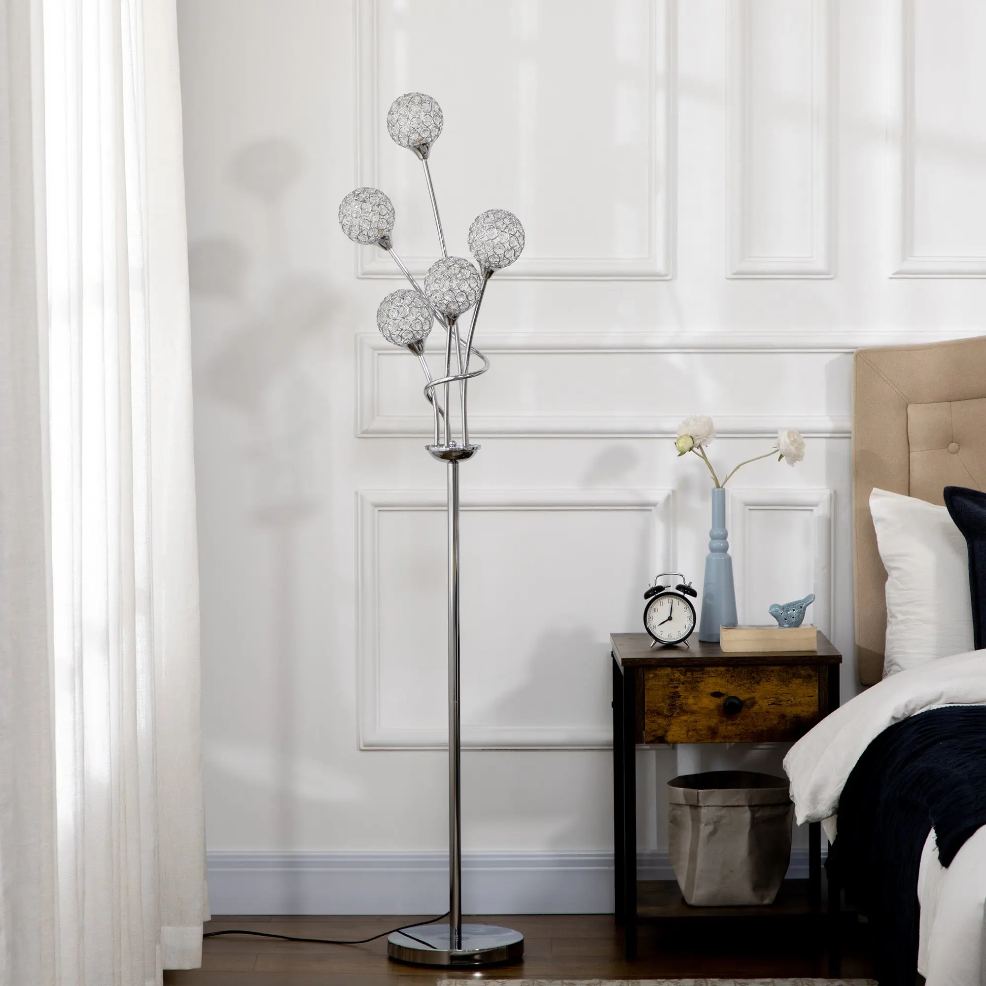 Crystal Living Room Standing Floor Lamp - Image 2