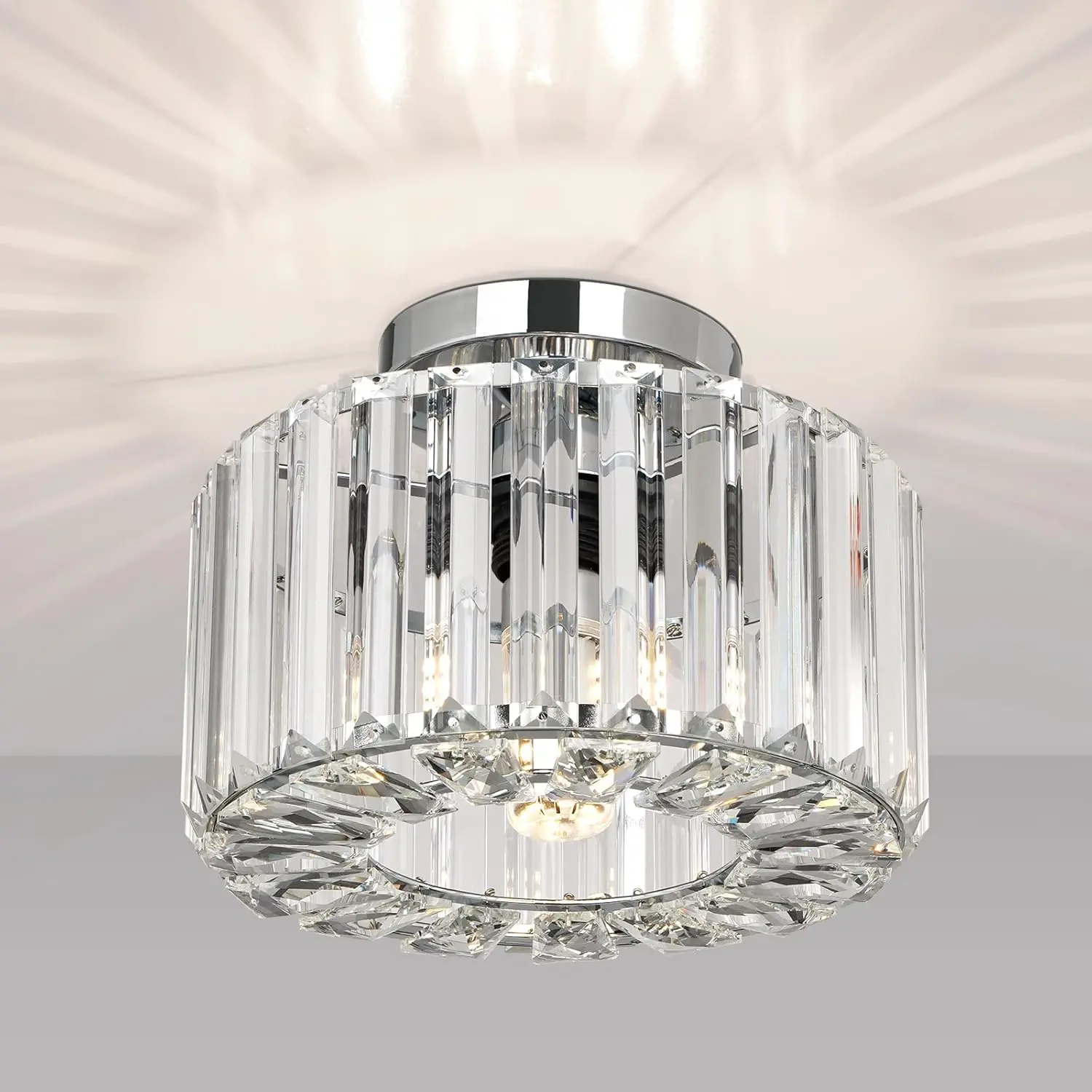 Crystal Semi Mount Ceiling Light - Image 7