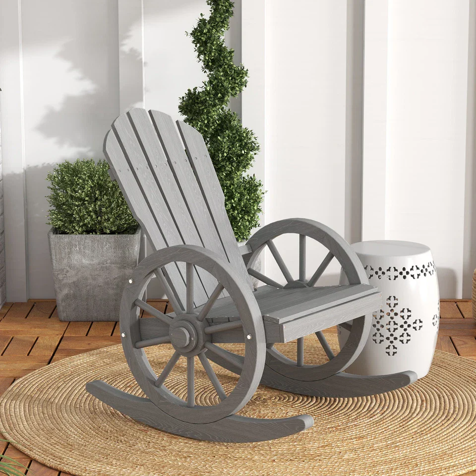 Darcie Wooden Adirondack Chair - Image 7