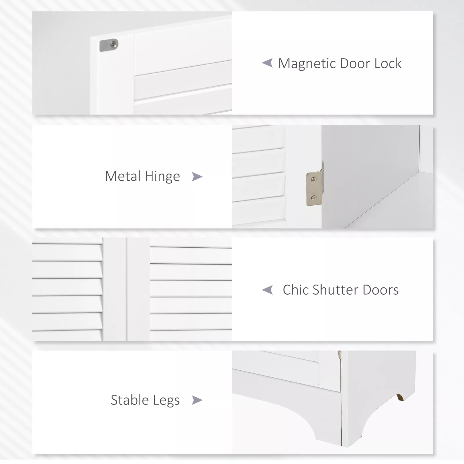 Dennis Tall Freestanding Bathroom Cabinet - Image 5