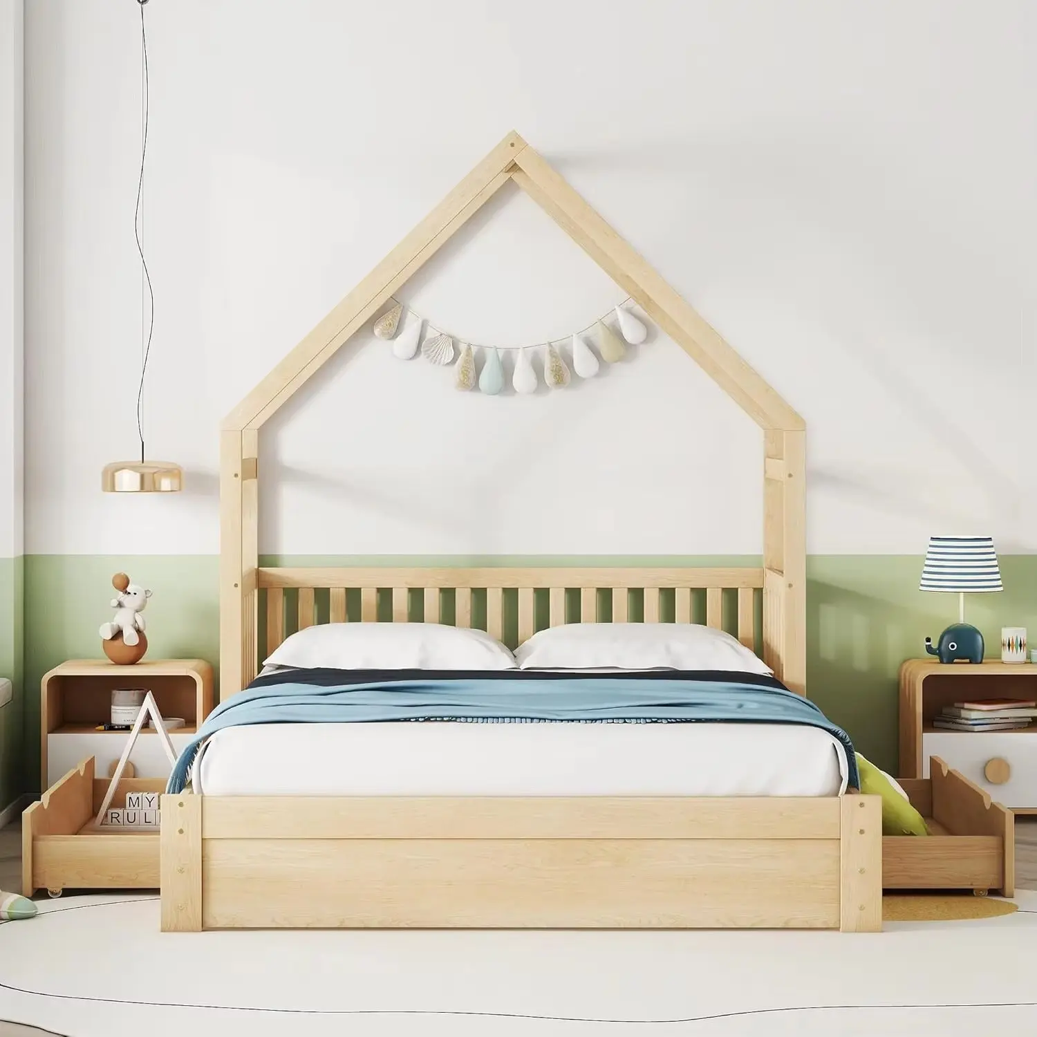 Diane Full Children's Montessori Floor Bed - Image 2