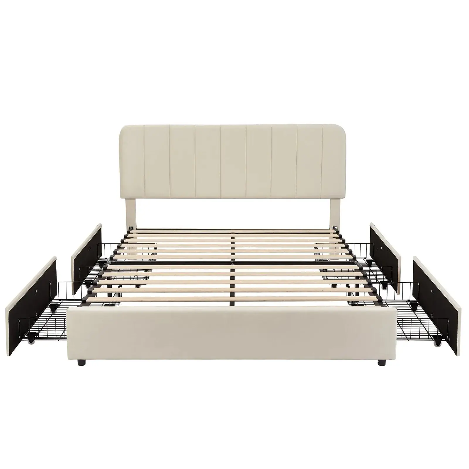 Diaz Plateform Bed Frame With Storage - Image 4
