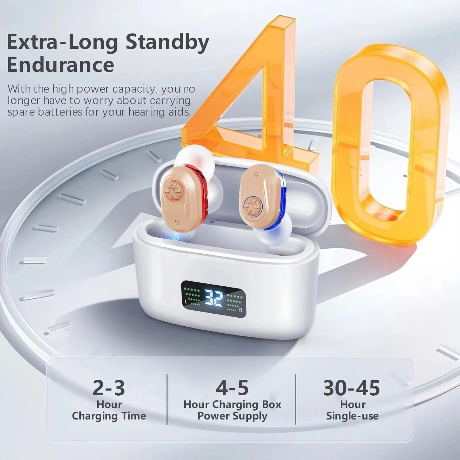 Digital Noise-Canceling Hearing Aids with HD Display - Image 6