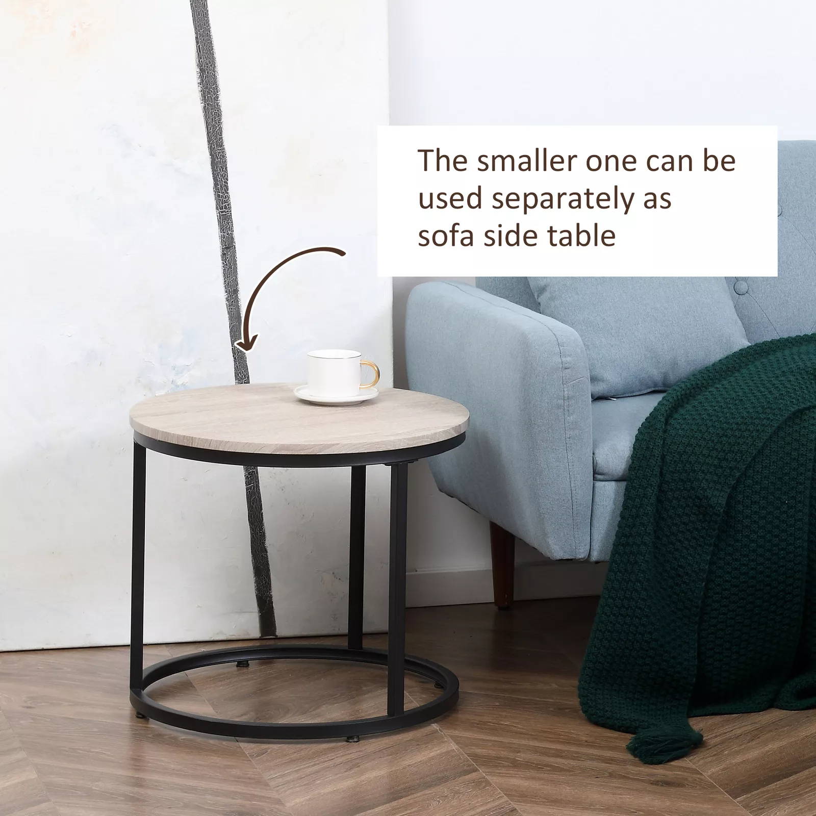 Donna Round Nesting Coffee Table - Image 4