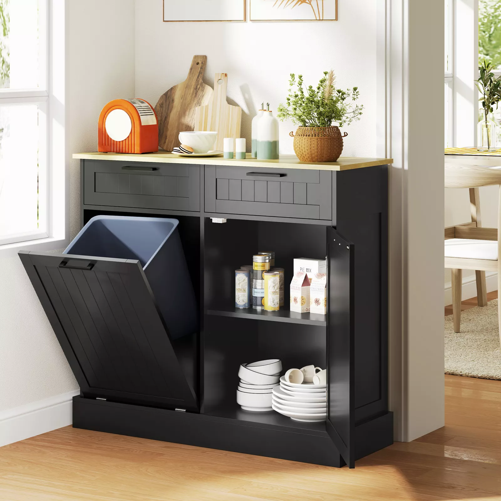 Douglas Kitchen Trash Cabinet