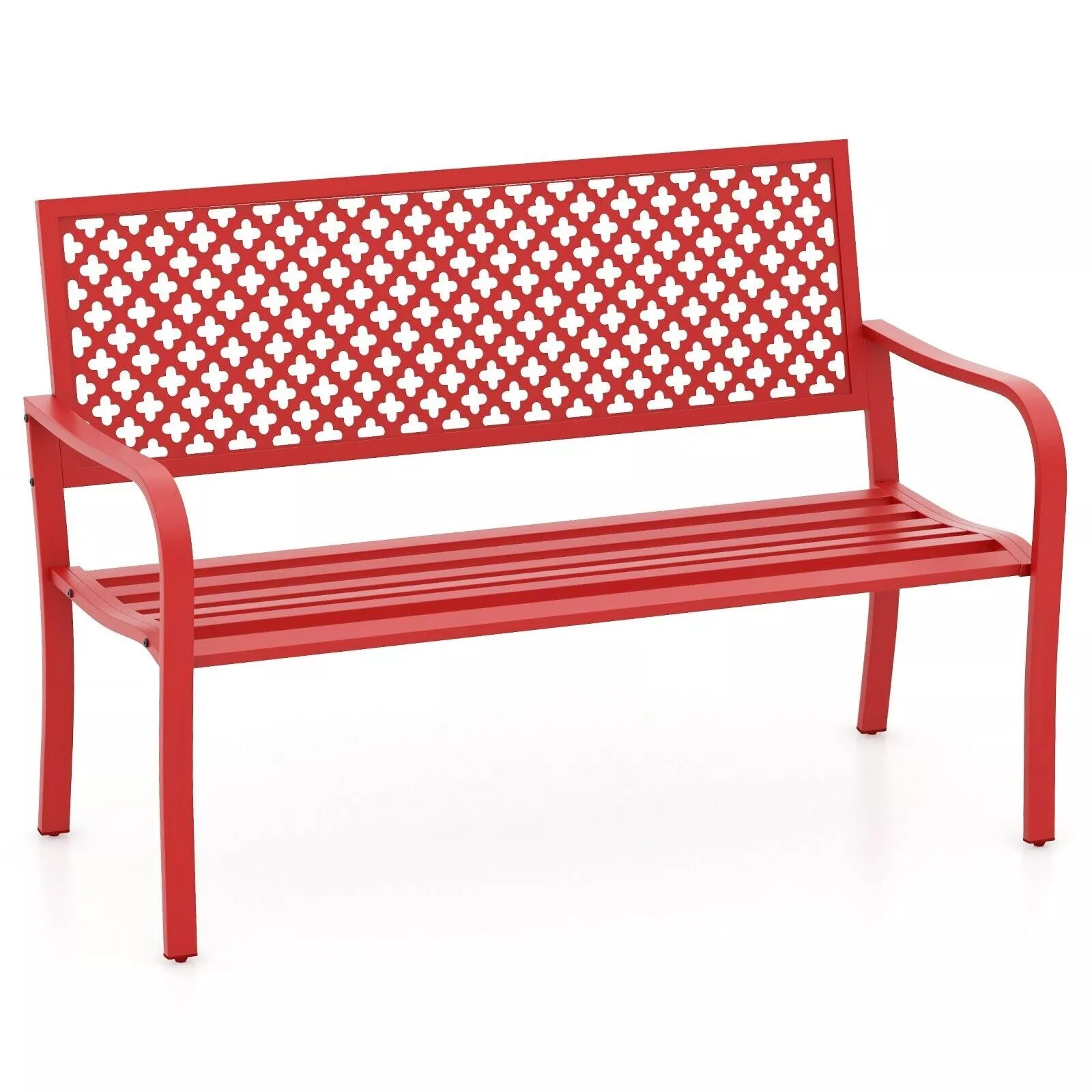 Drake Metal Outdoor Garden Bench - Image 7