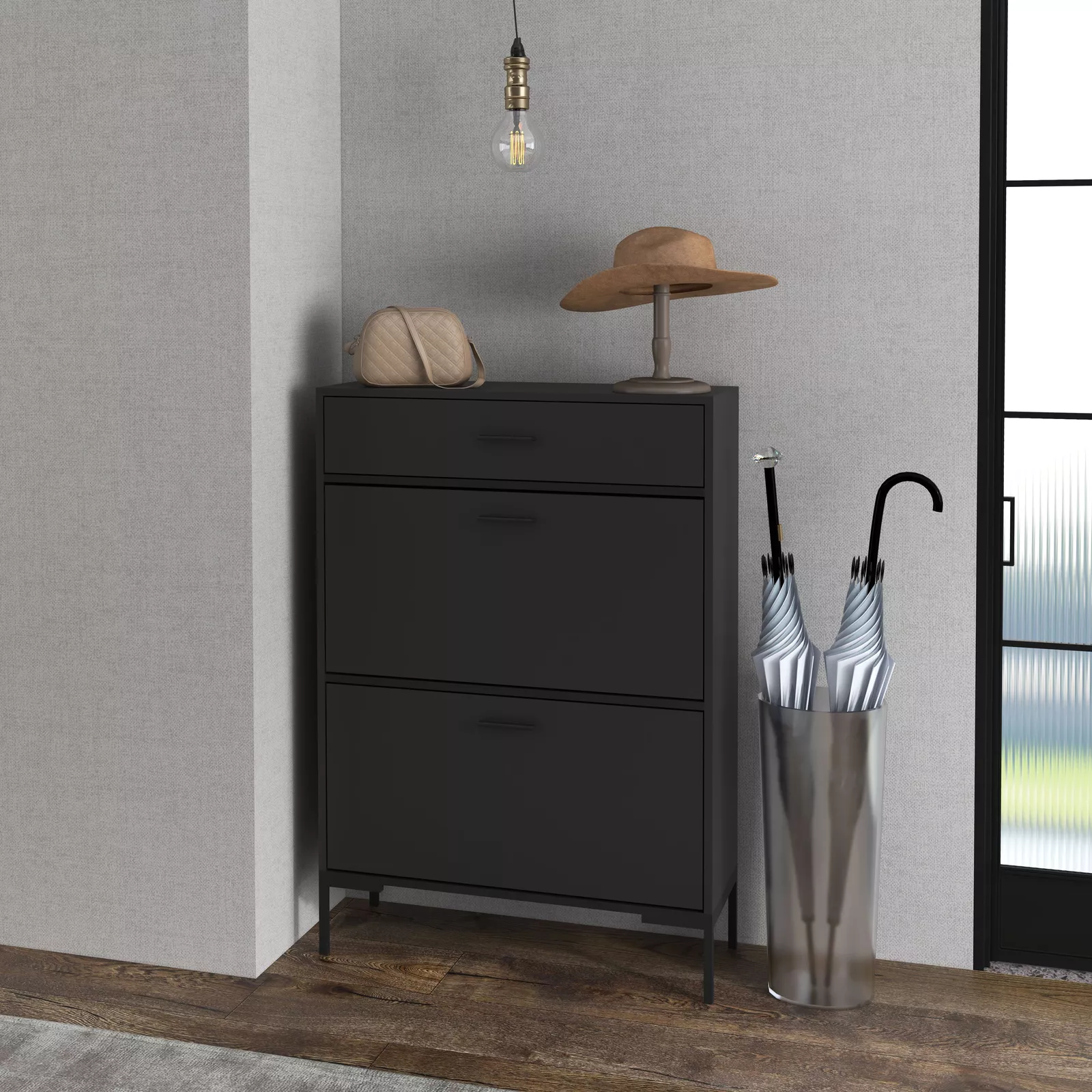 Duke Slim Shoe Storage Cabinet