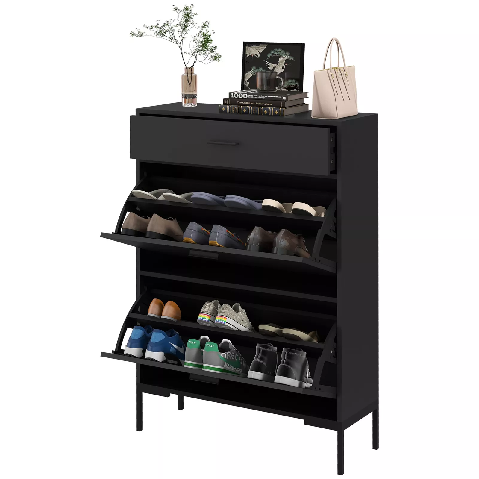 Duke Slim Shoe Storage Cabinet - Image 2