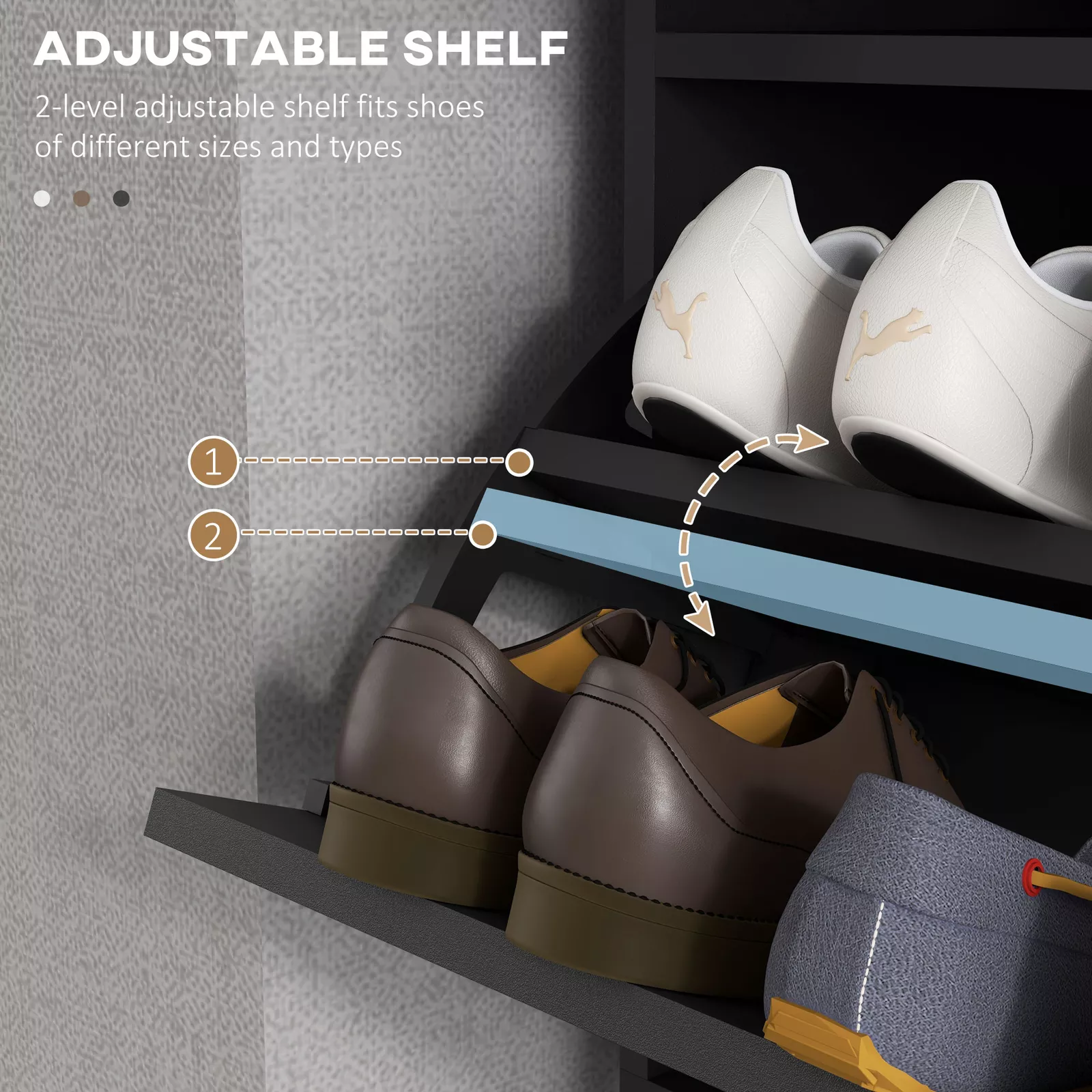 Duke Slim Shoe Storage Cabinet - Image 4