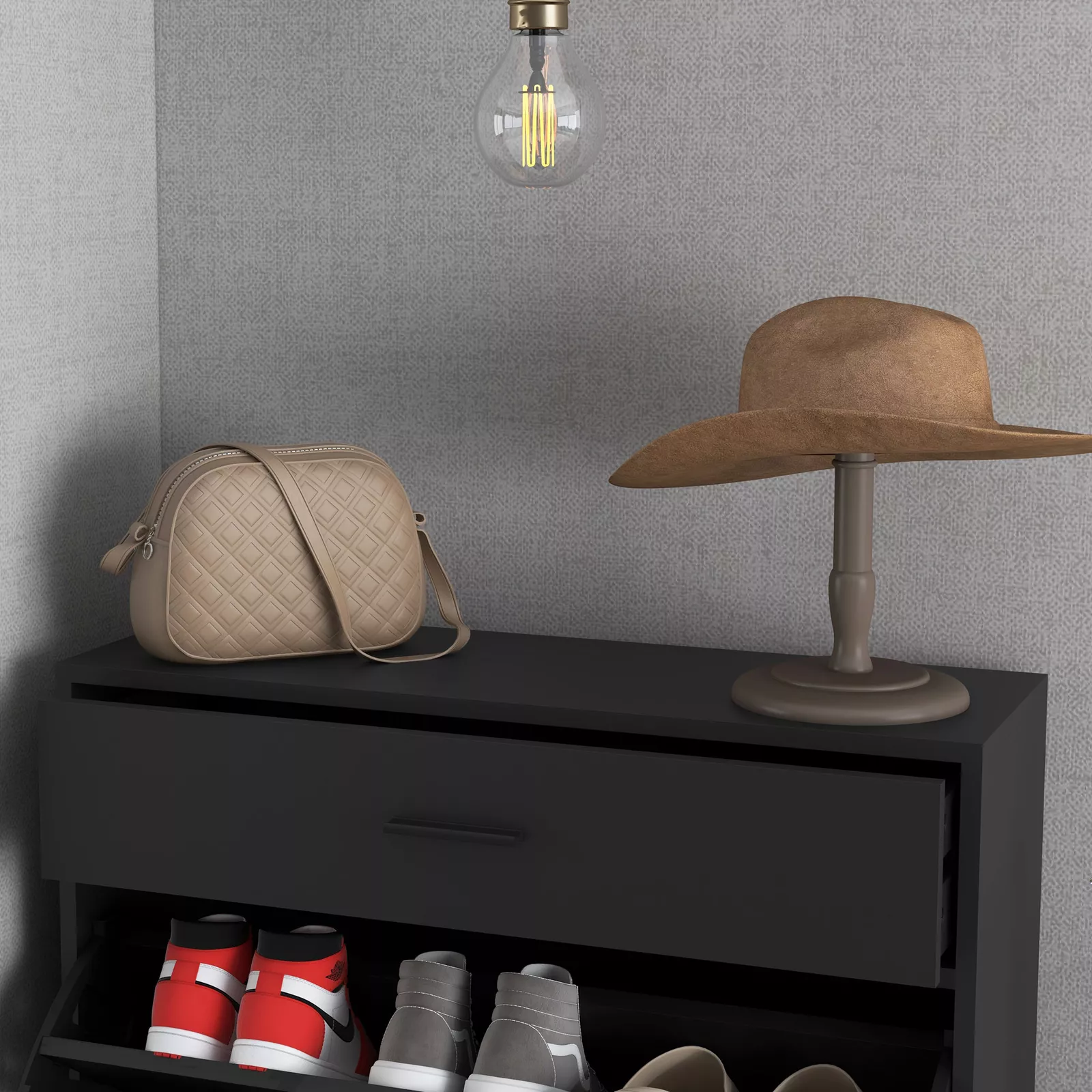 Duke Slim Shoe Storage Cabinet - Image 7