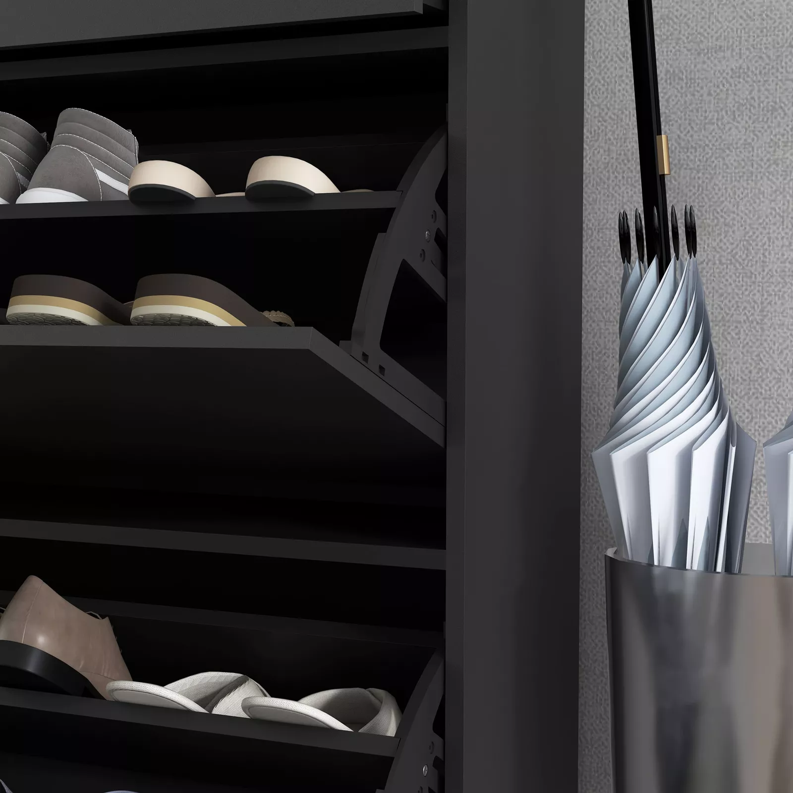 Duke Slim Shoe Storage Cabinet - Image 8