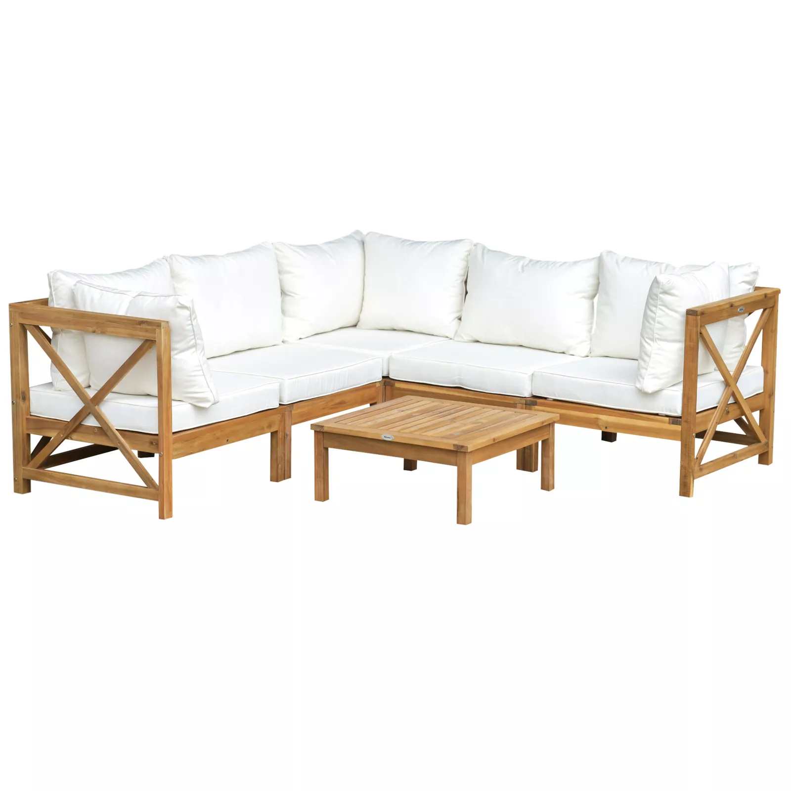 Dunn Outdoor Garden Corner Couch Set - Image 2