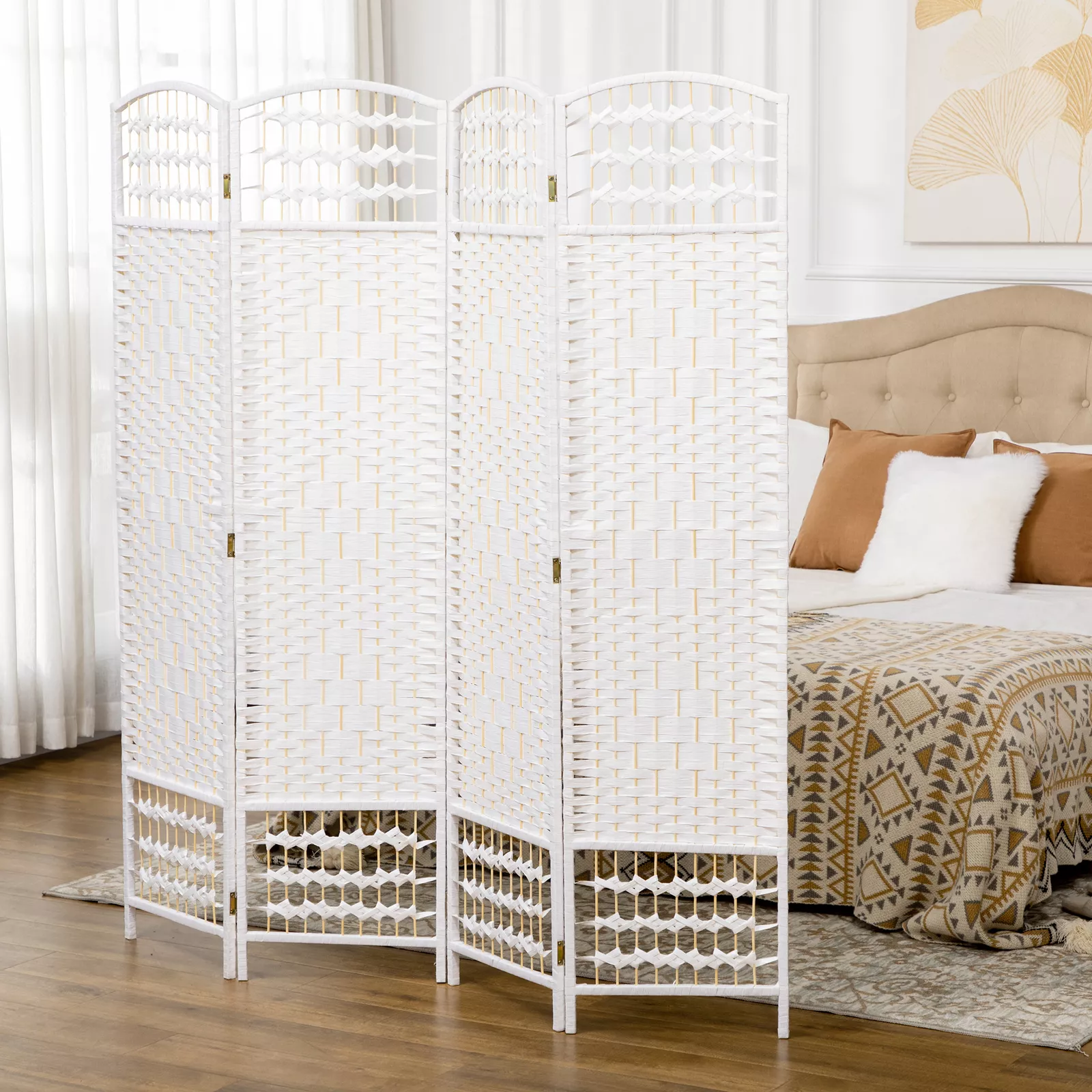 Eaton Wooden Room Partition Divider Screen