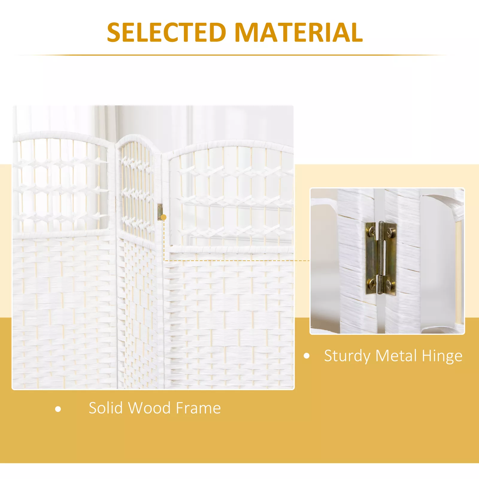 Eaton Wooden Room Partition Divider Screen - Image 4