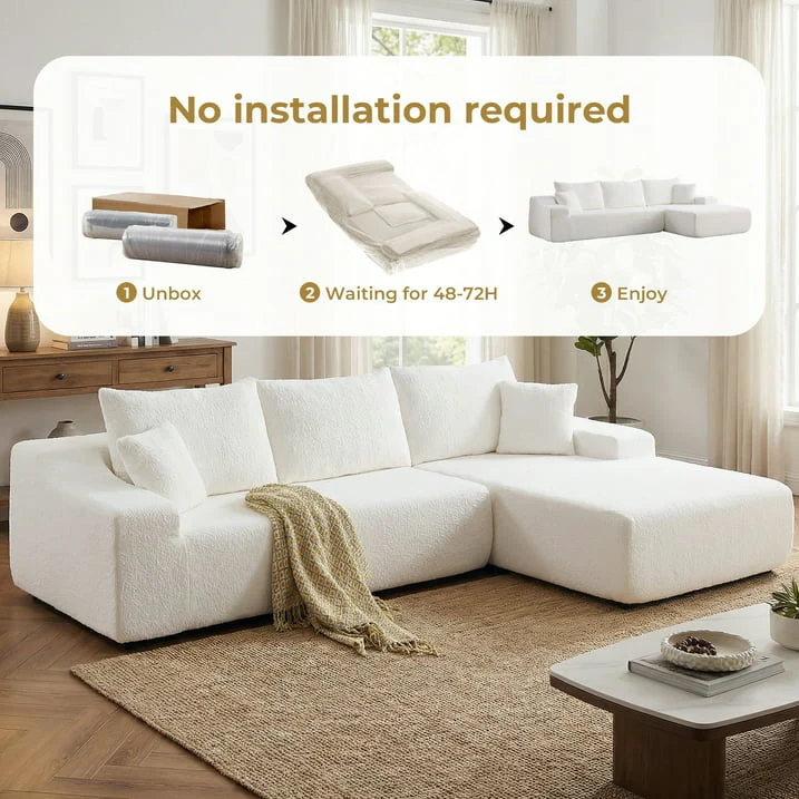 Ebello 108" L-Shaped Sectional Sofa - Image 4