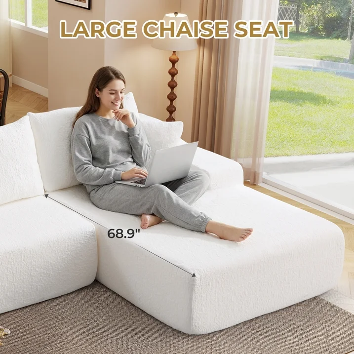 Ebello 108" L-Shaped Sectional Sofa - Image 6