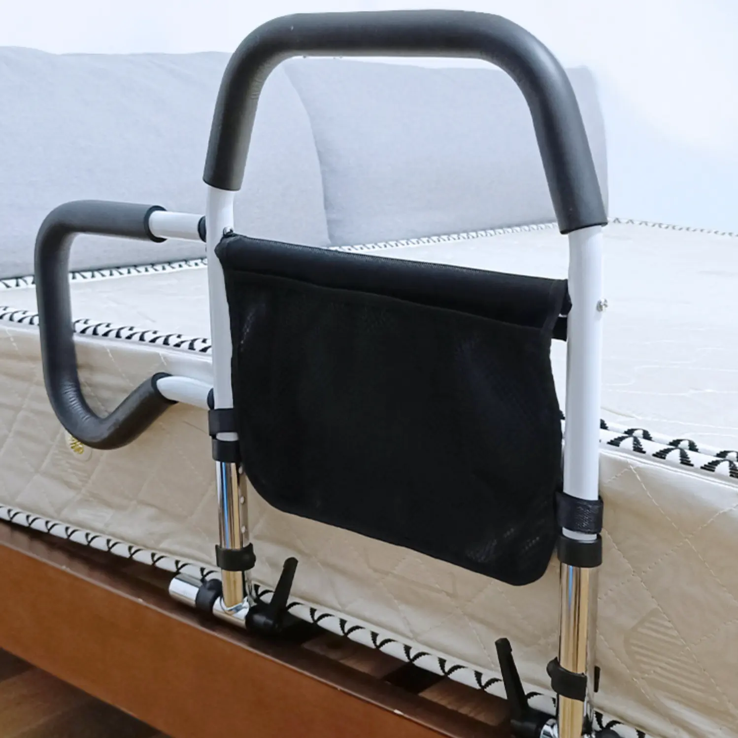 Elderly Safety Bed Rail (Double Handle)