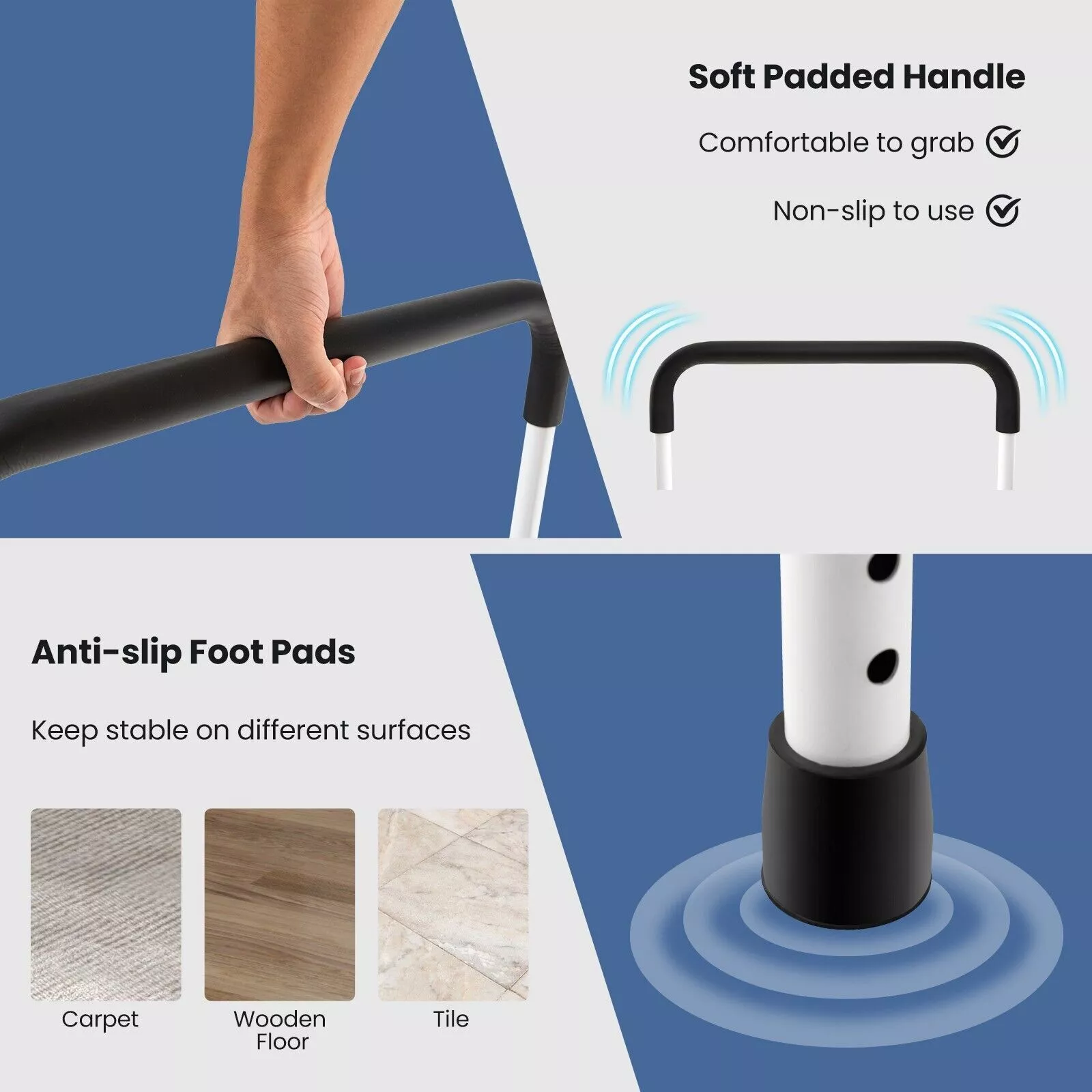Elderly Safety Bed Rail (With Leg Support) - Image 5