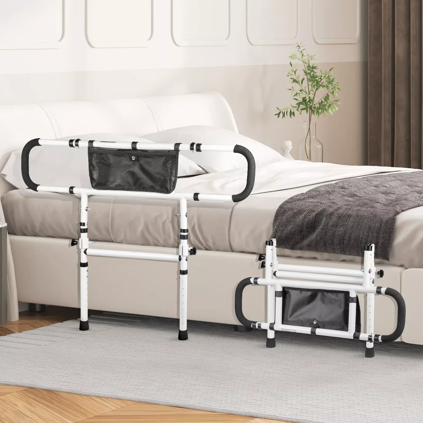 Elderly Safety Bed Rail (With Legs)