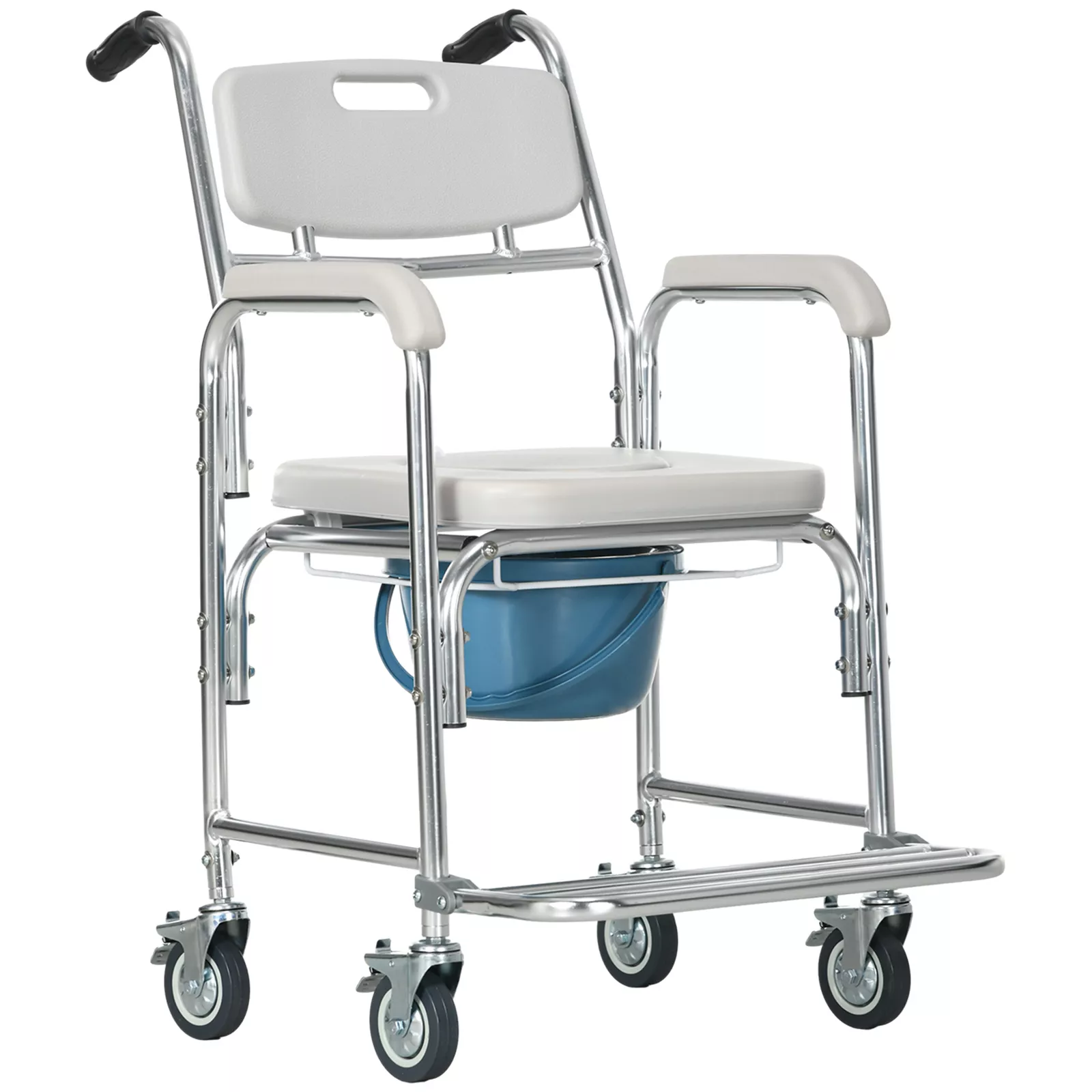 Elderly Shower Commode Wheelchair - Image 2