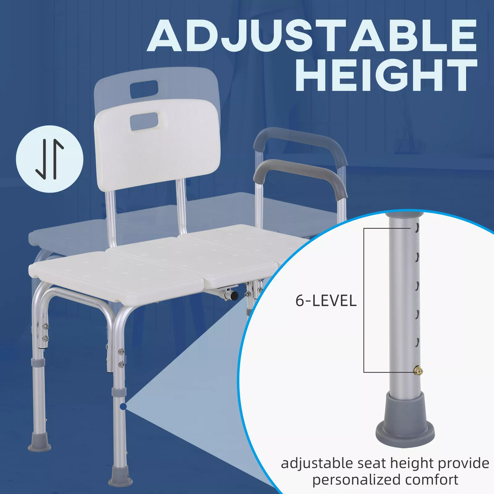 Elderly Shower Transfer Chair - Image 5