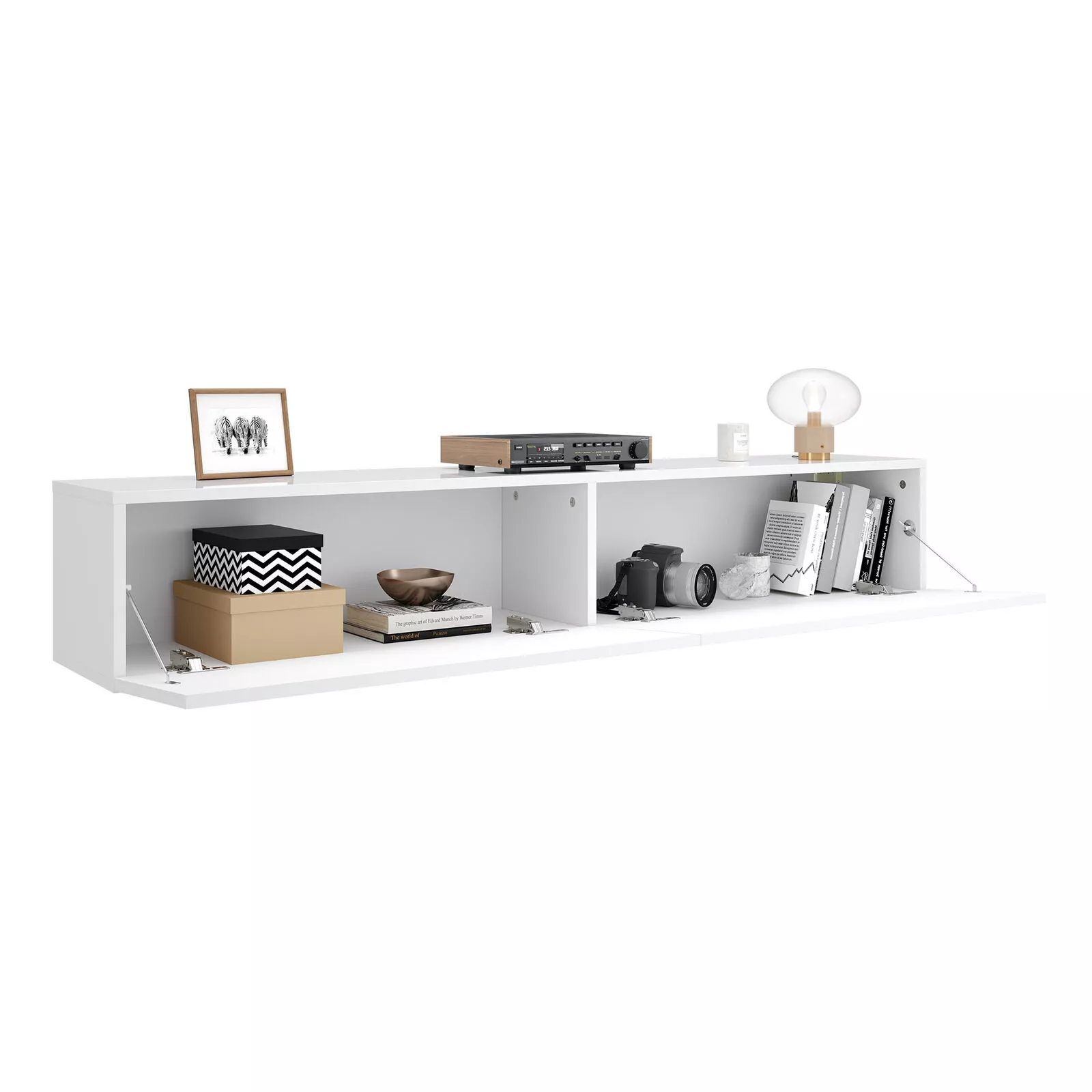 Elissa Floating High Gloss TV Cabinet Stand - Image 4
