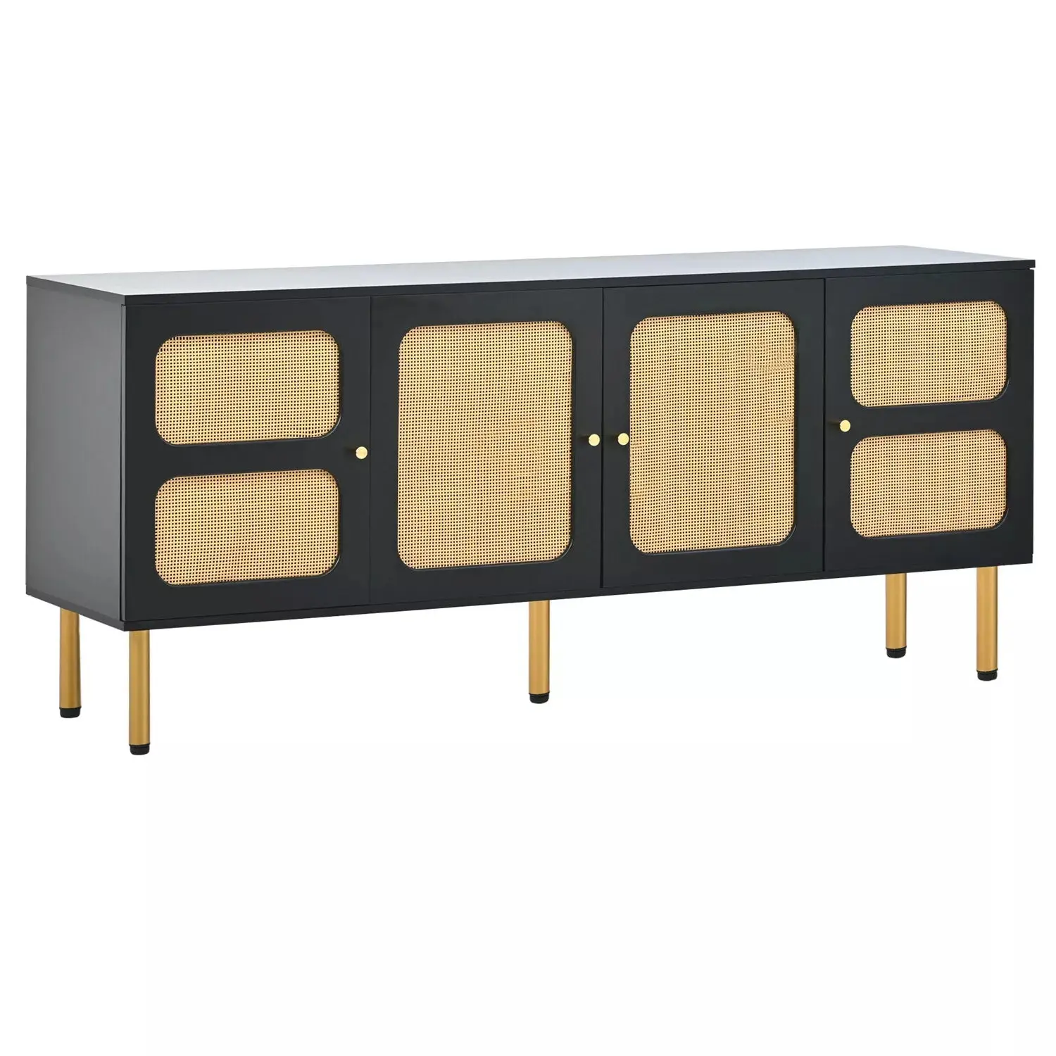 Eryn Rattan TV Media Cabinet Console - Image 3