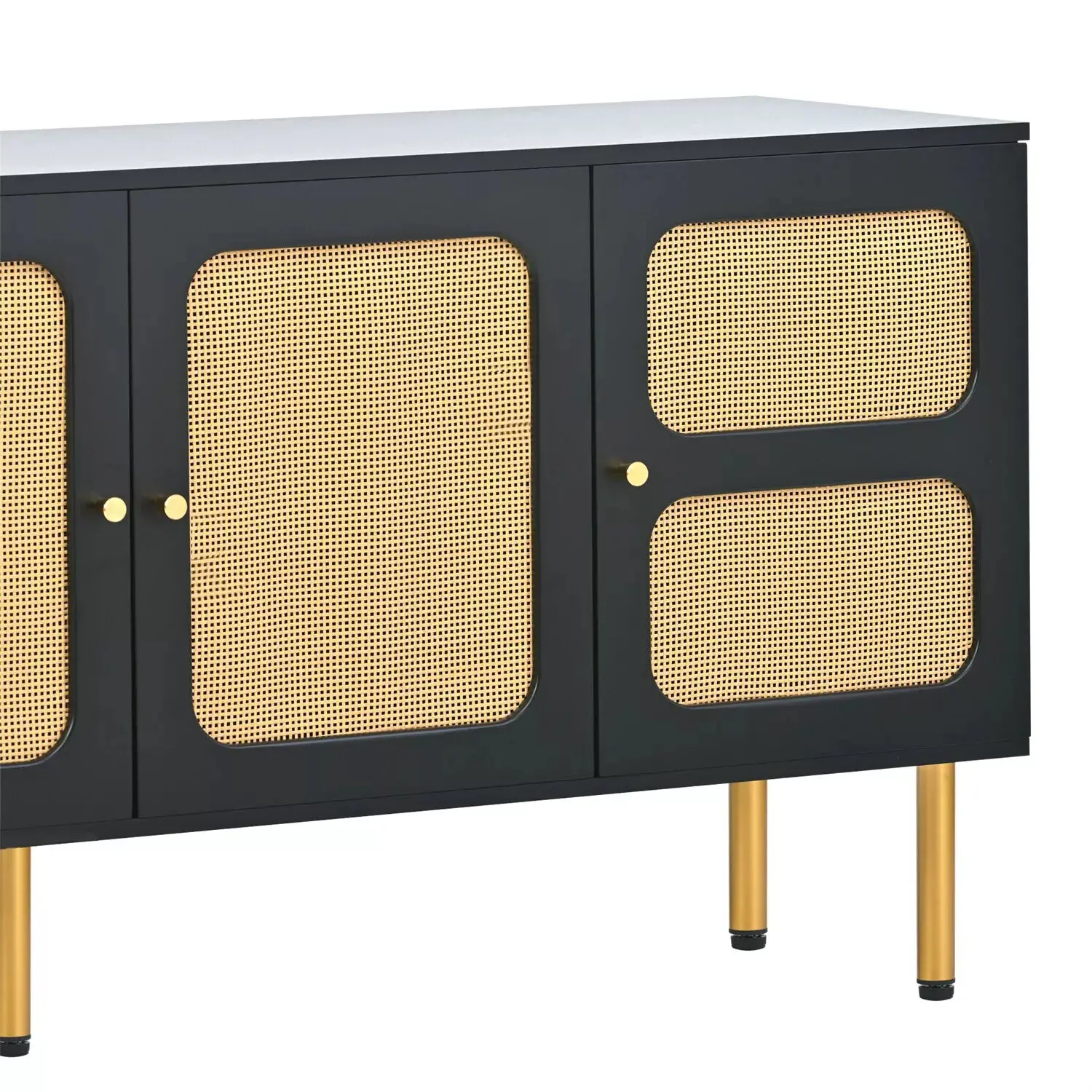 Eryn Rattan TV Media Cabinet Console - Image 6