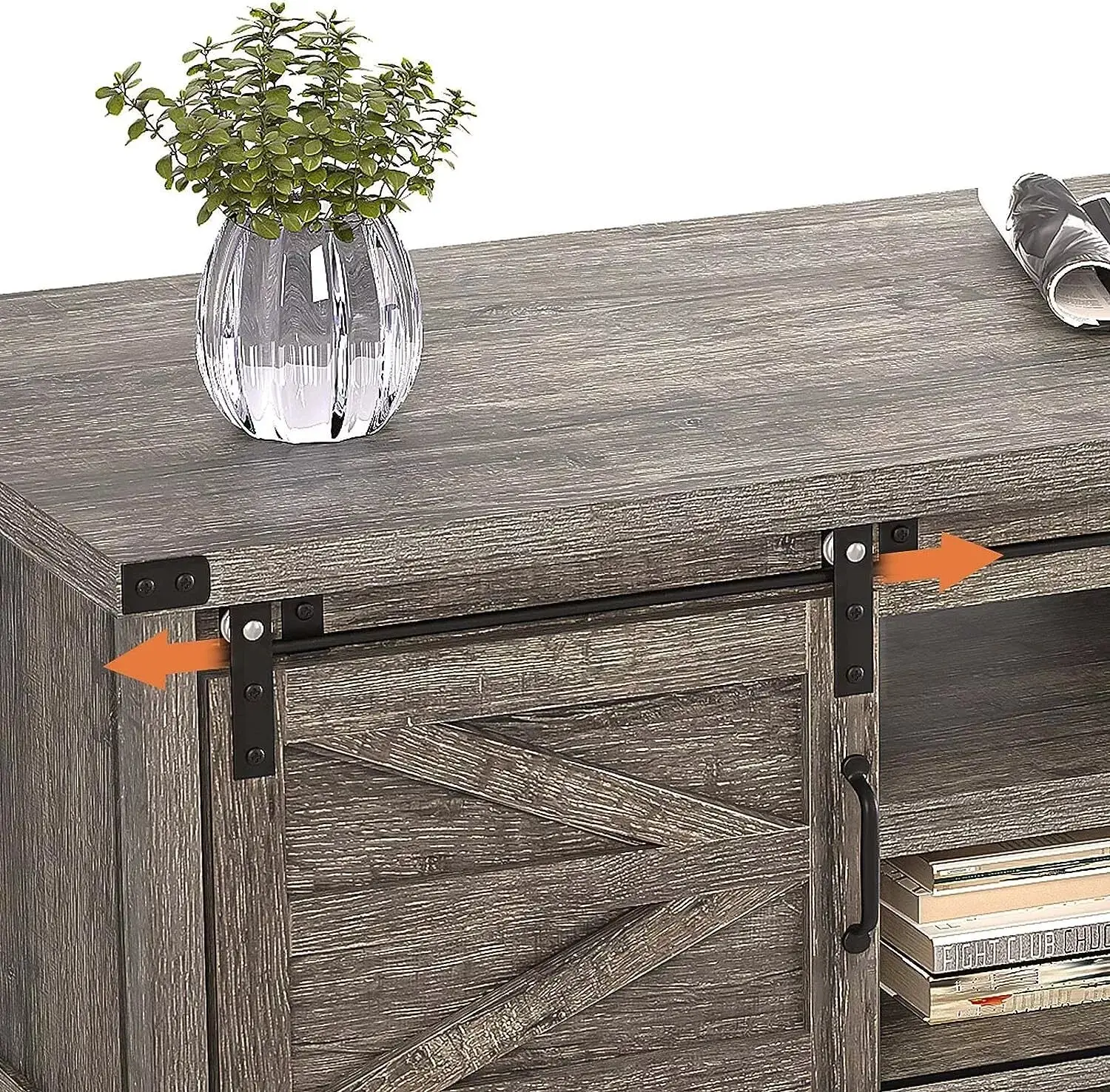 Evie Rustic Farmhouse Coffee Table - Image 3