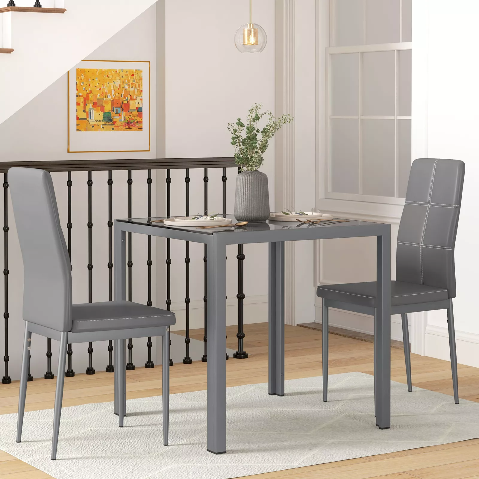 Faiza Kitchen Dining Table Set For 2 - Image 9
