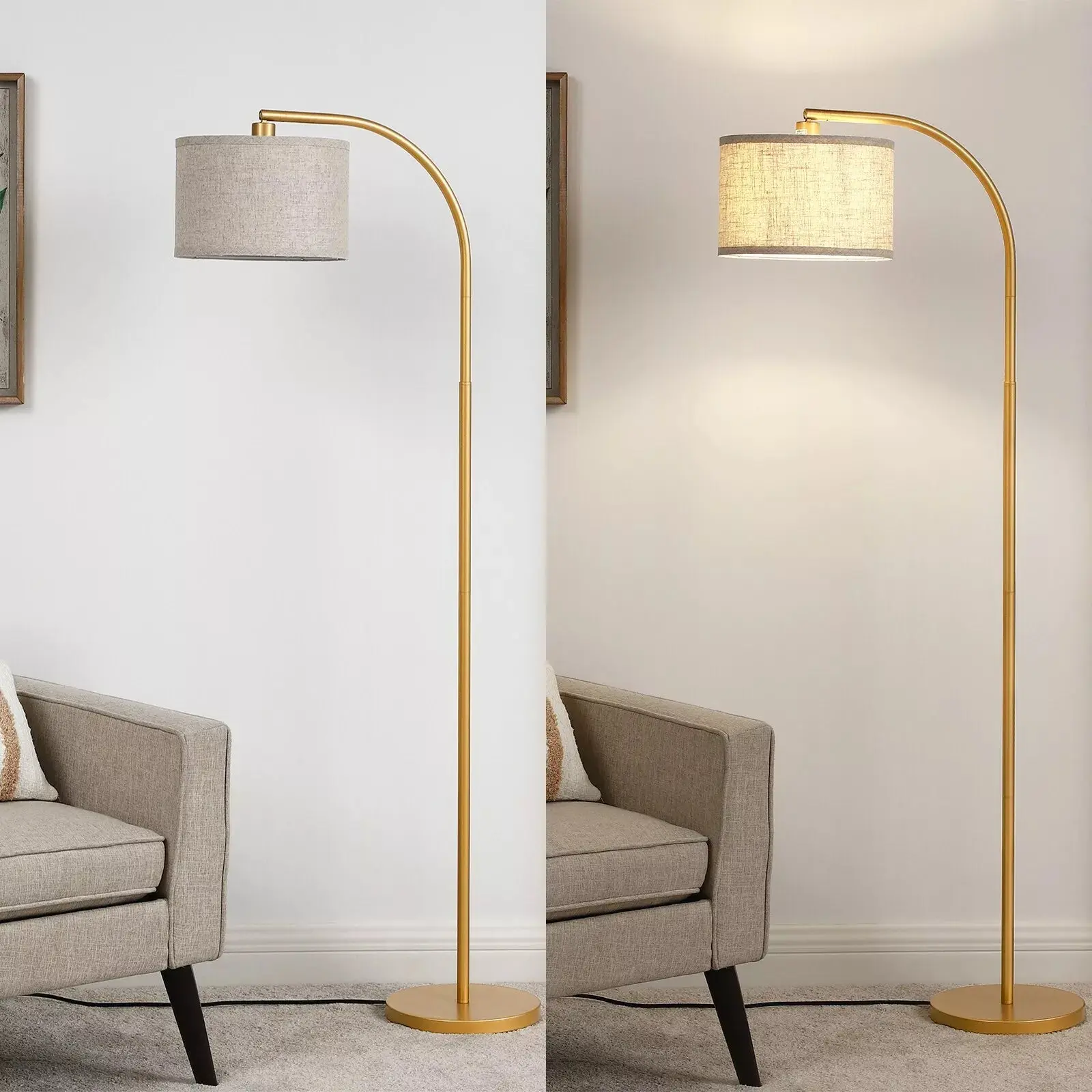 Farmhouse Arc Living Room Floor Lamp - Image 6