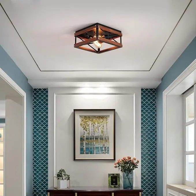 Farmhouse Flush Mount Ceiling Light