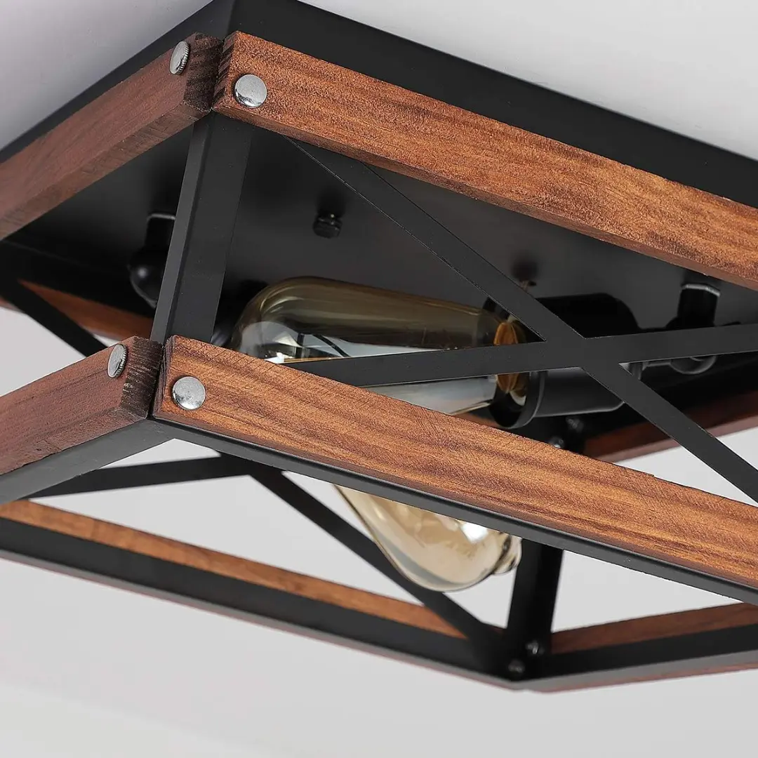 Farmhouse Flush Mount Ceiling Light - Image 5