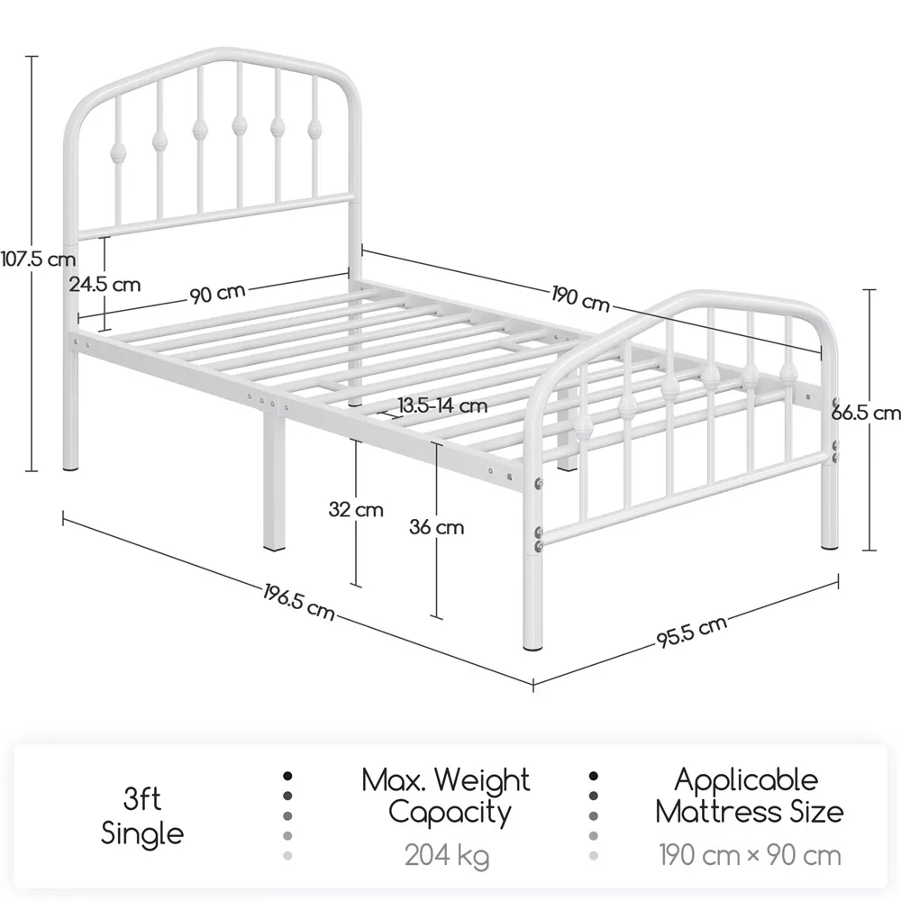 Fay Metal Bed Frame - Image 7