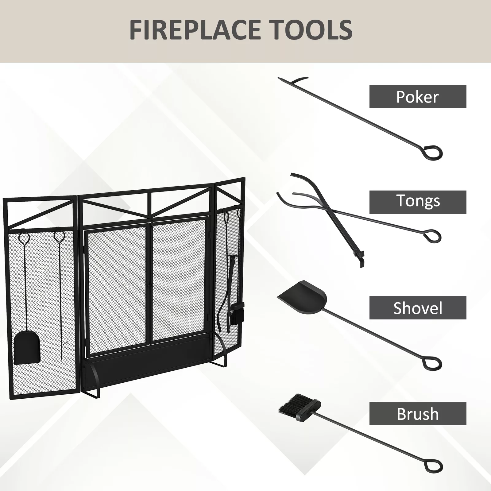 Fireplace Screen Cover Guard - Image 5