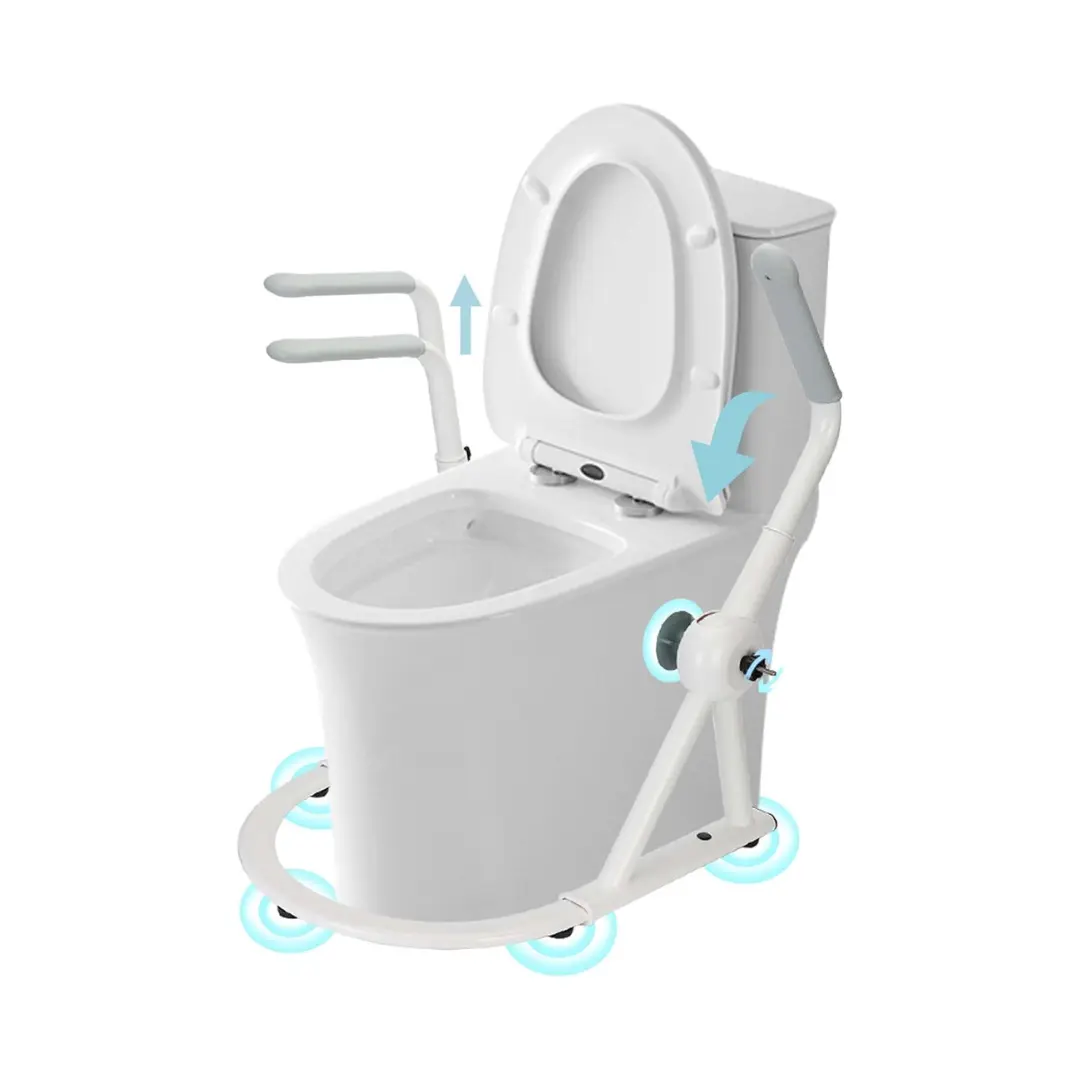 Flip Up Toilet Safety Frame Rails - Image 2