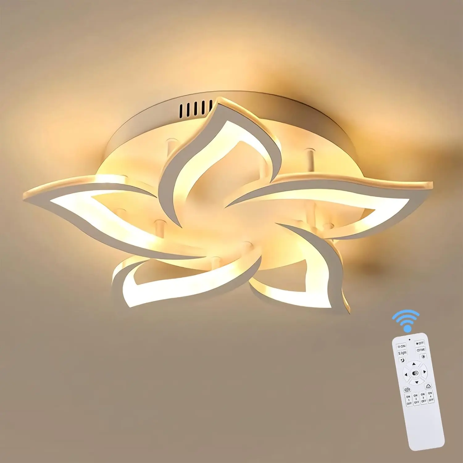 Floral LED Flush Mount Ceiling Light - Image 4