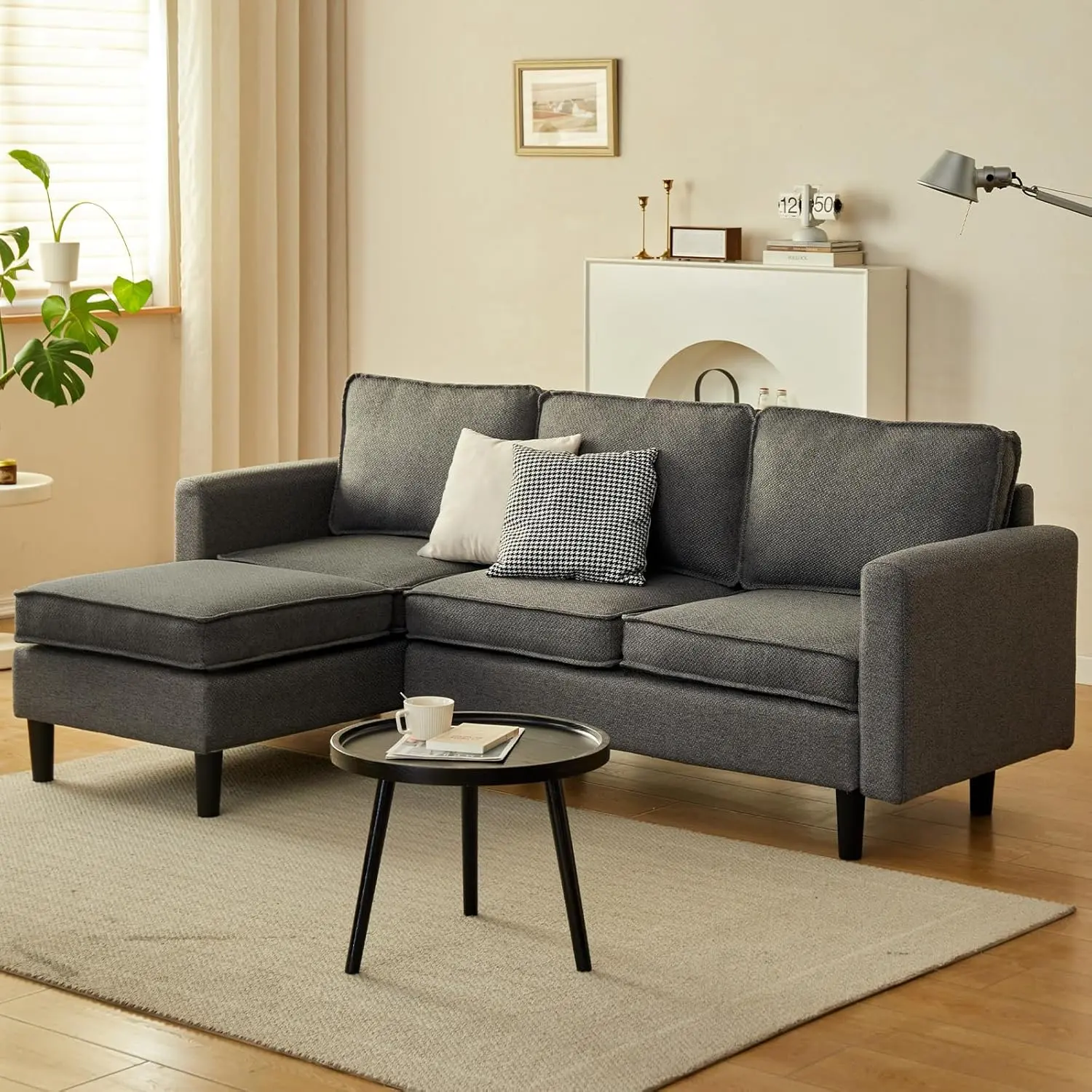 Gareth 3 Seater Corner Modular Sofa Couch - Image 8