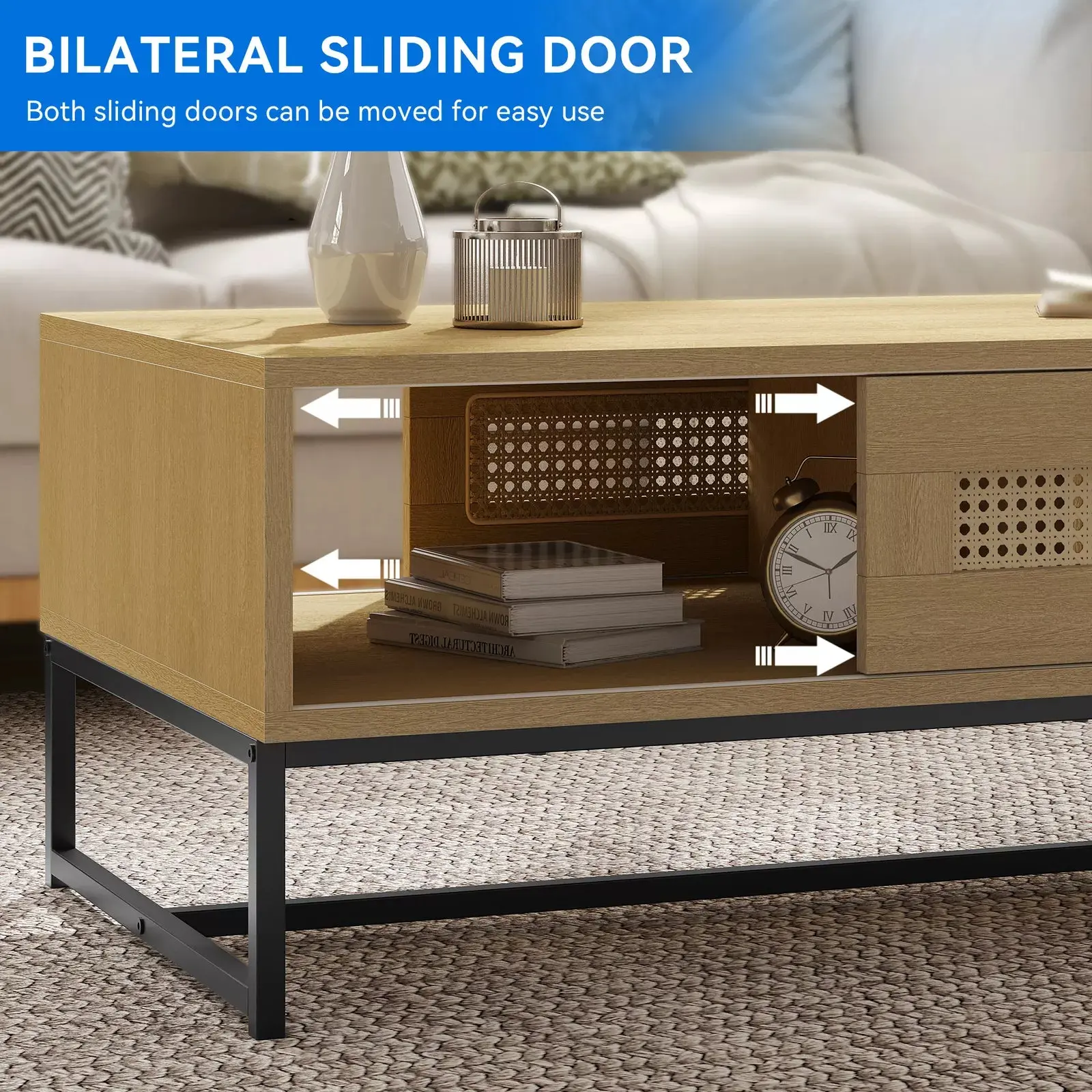 Gibbs Rattan Coffee Table - Image 3