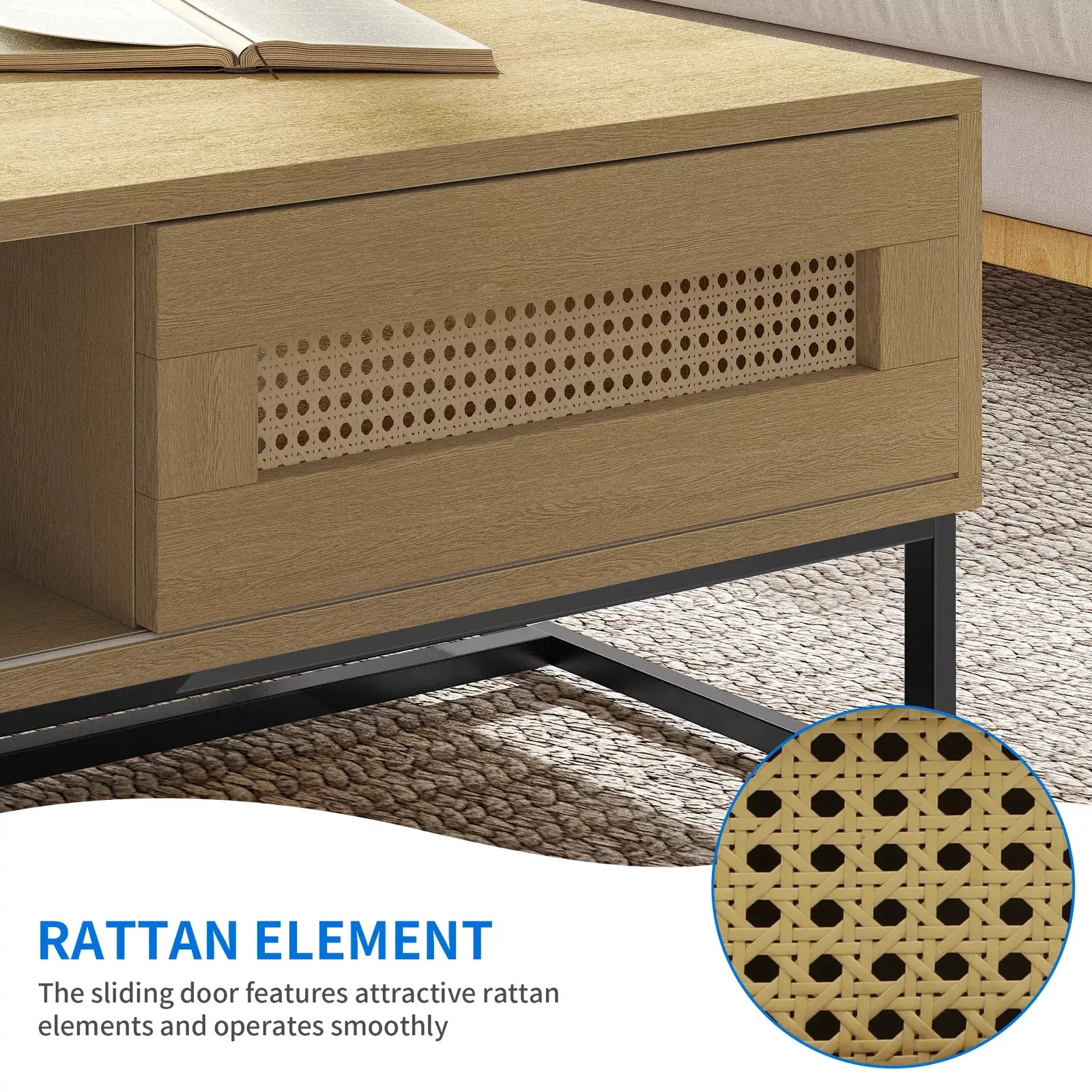 Gibbs Rattan Coffee Table - Image 5