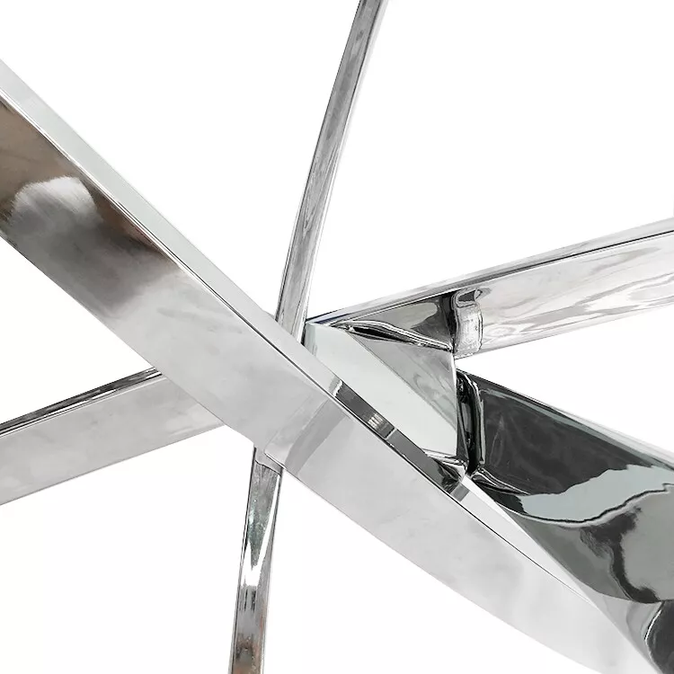 Glass Kitchen Dining Table Set For 4 - Image 5