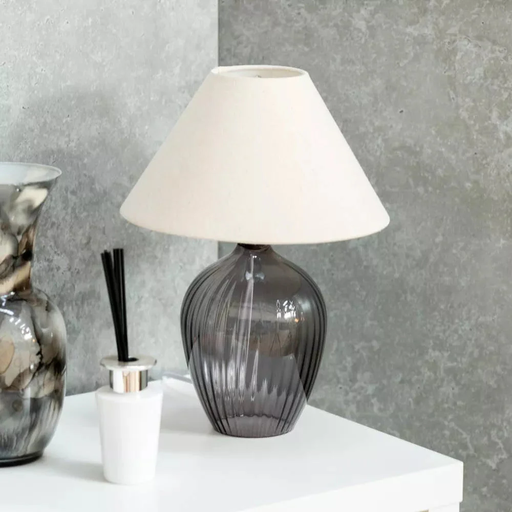 Glass Vase Table Lamp