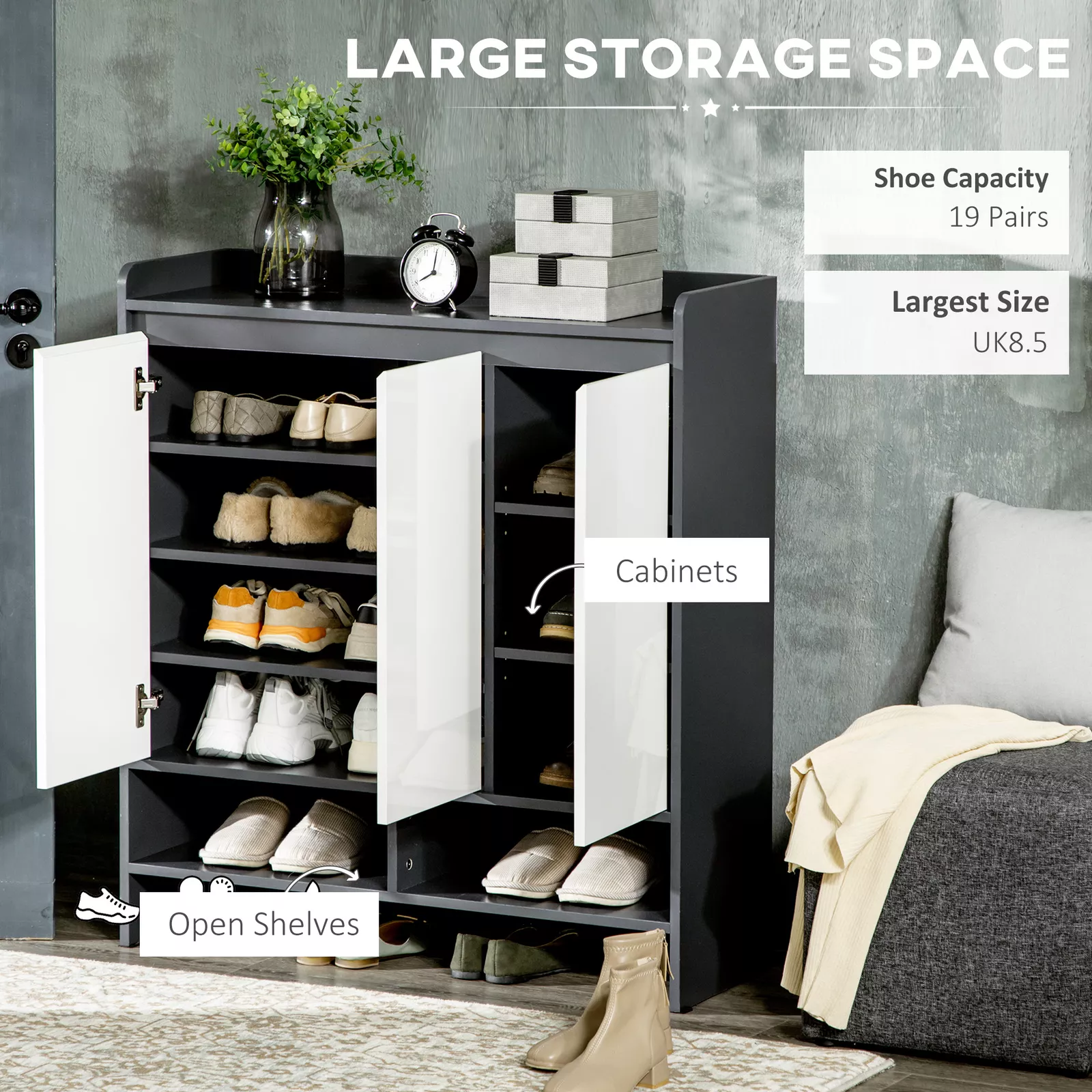 Gordon Shoe Storage Cabinet - Image 3