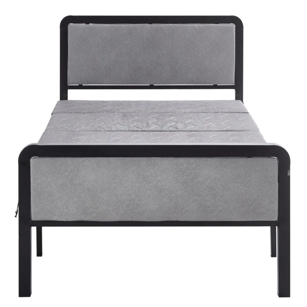 Gordon Upholstered Metal Bed Frame - Image 4