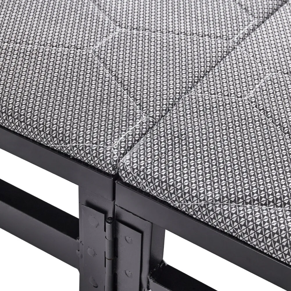 Gordon Upholstered Metal Bed Frame - Image 6