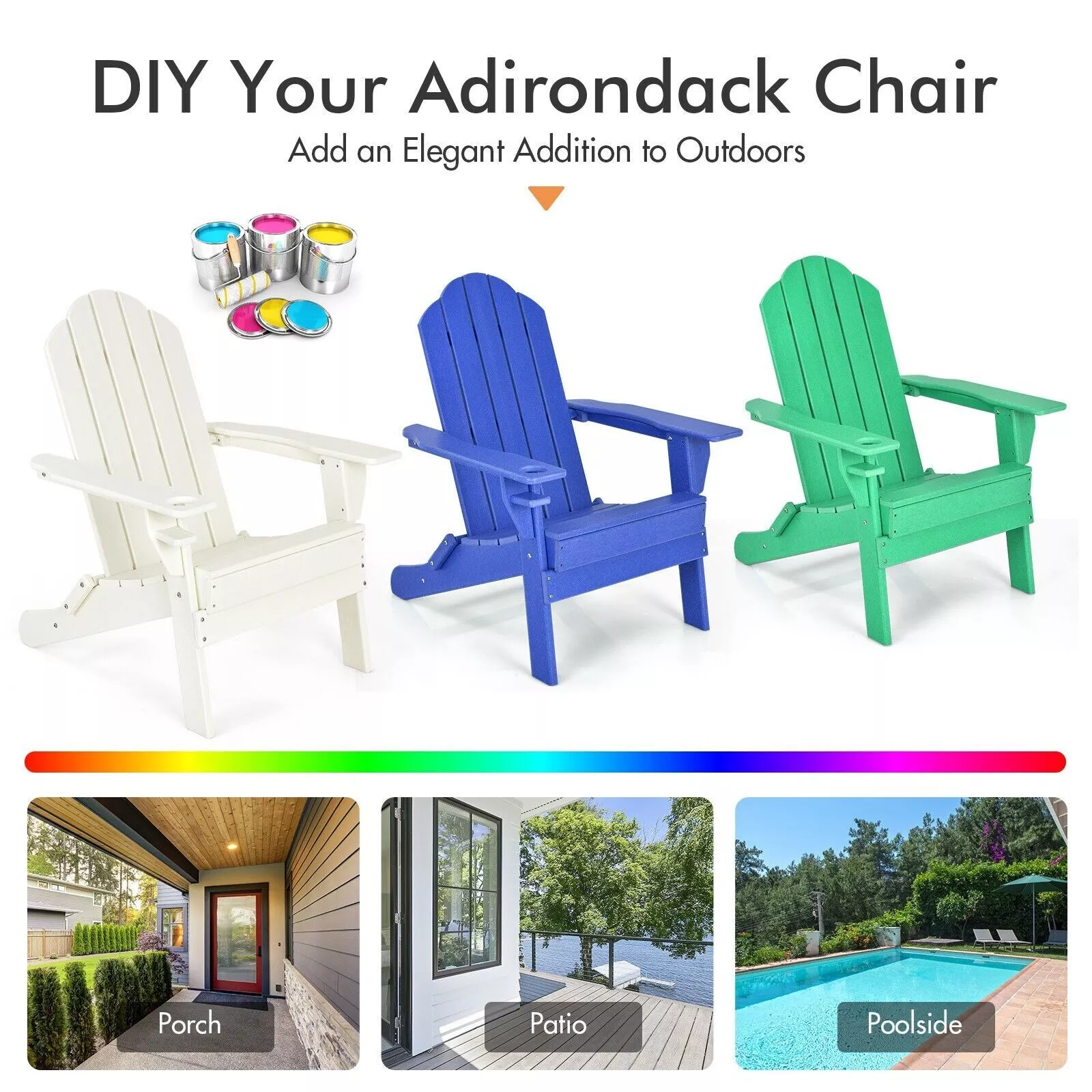 Greta Folding Adirondack Chair - Image 7
